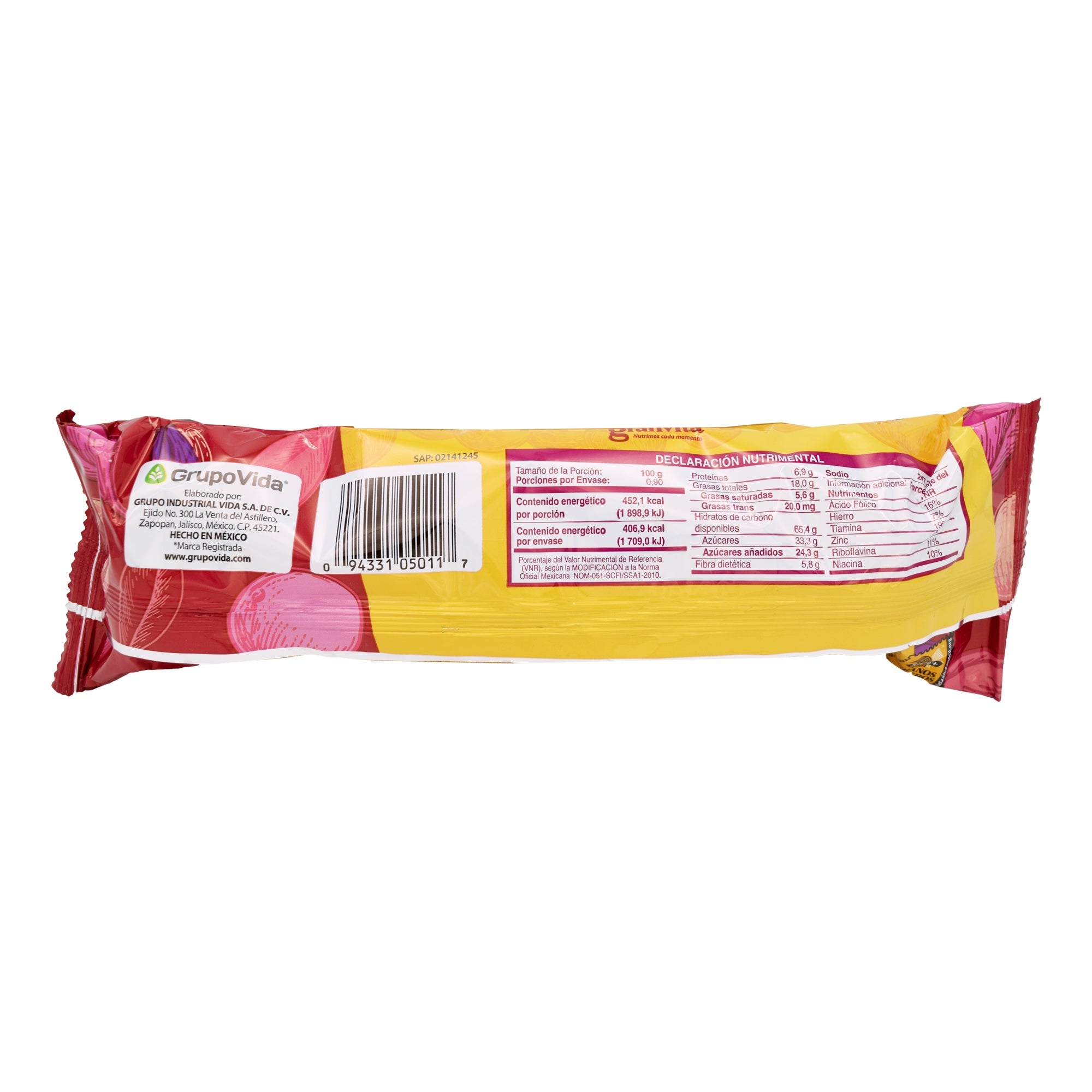 Galleta De Avena Arandano Yoghurt 90 G