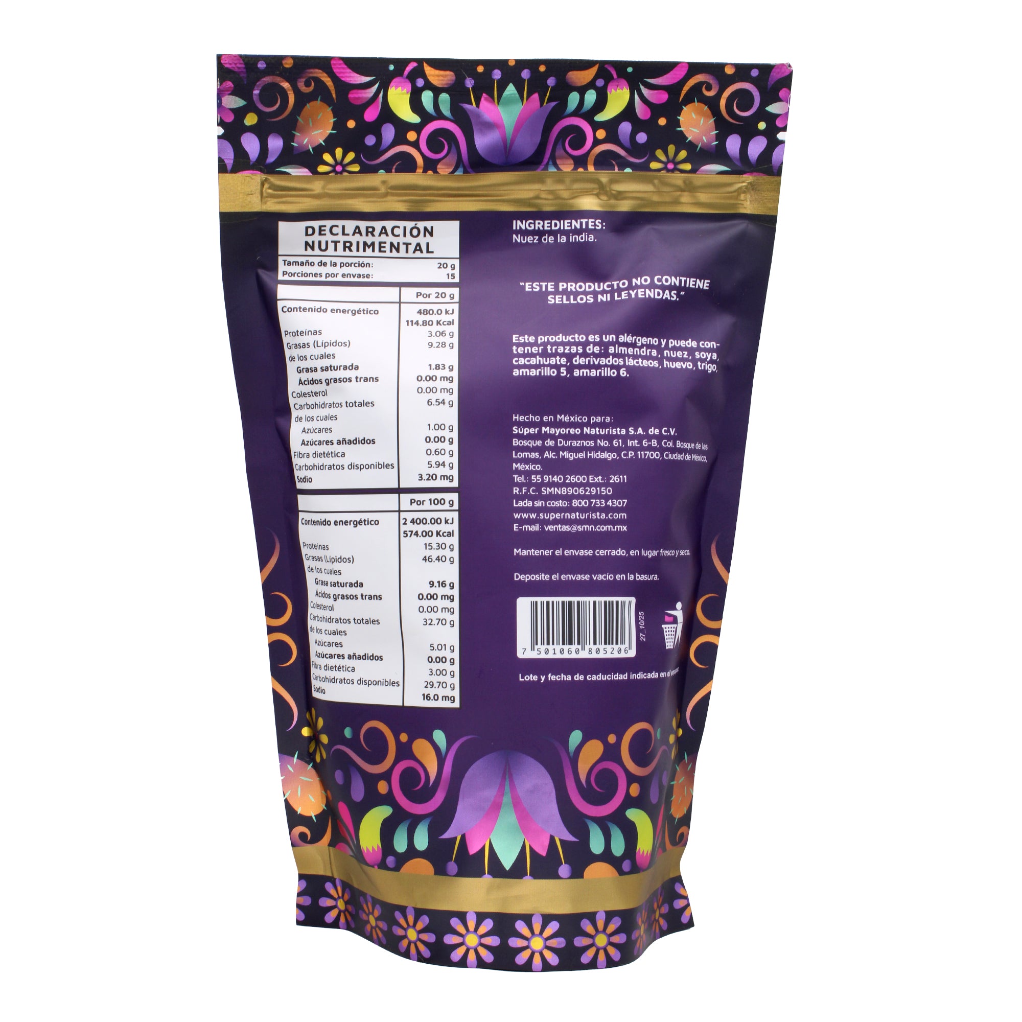 Nuez De La India 300 G