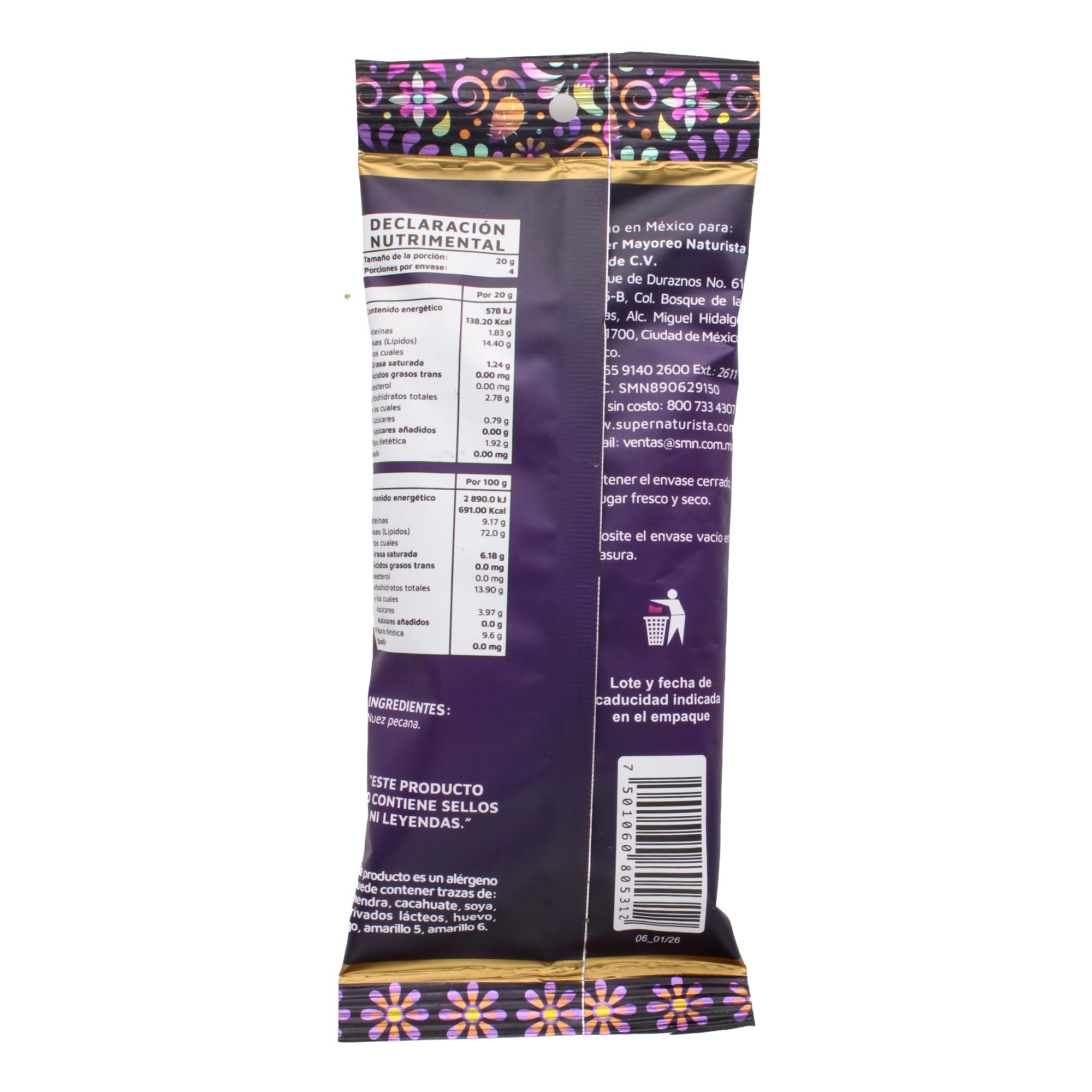 Nuez Pecana 80 G