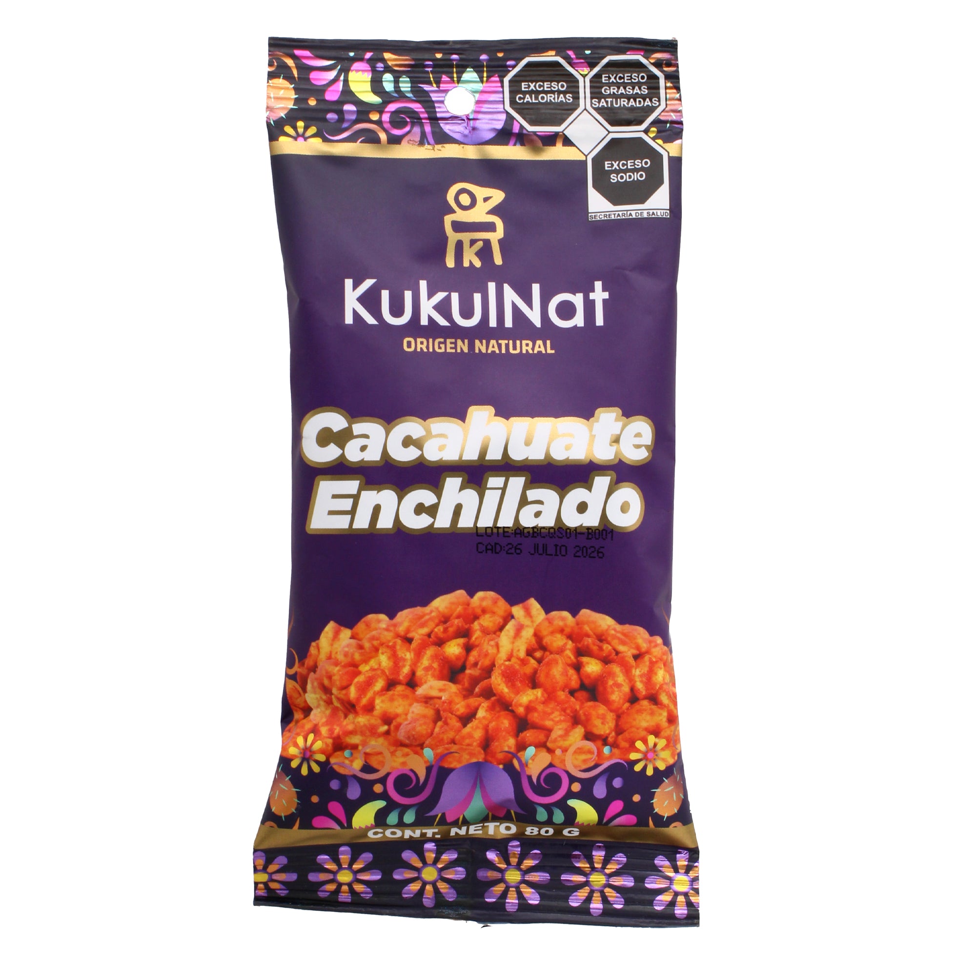 Cacahuate Enchilado 80 G