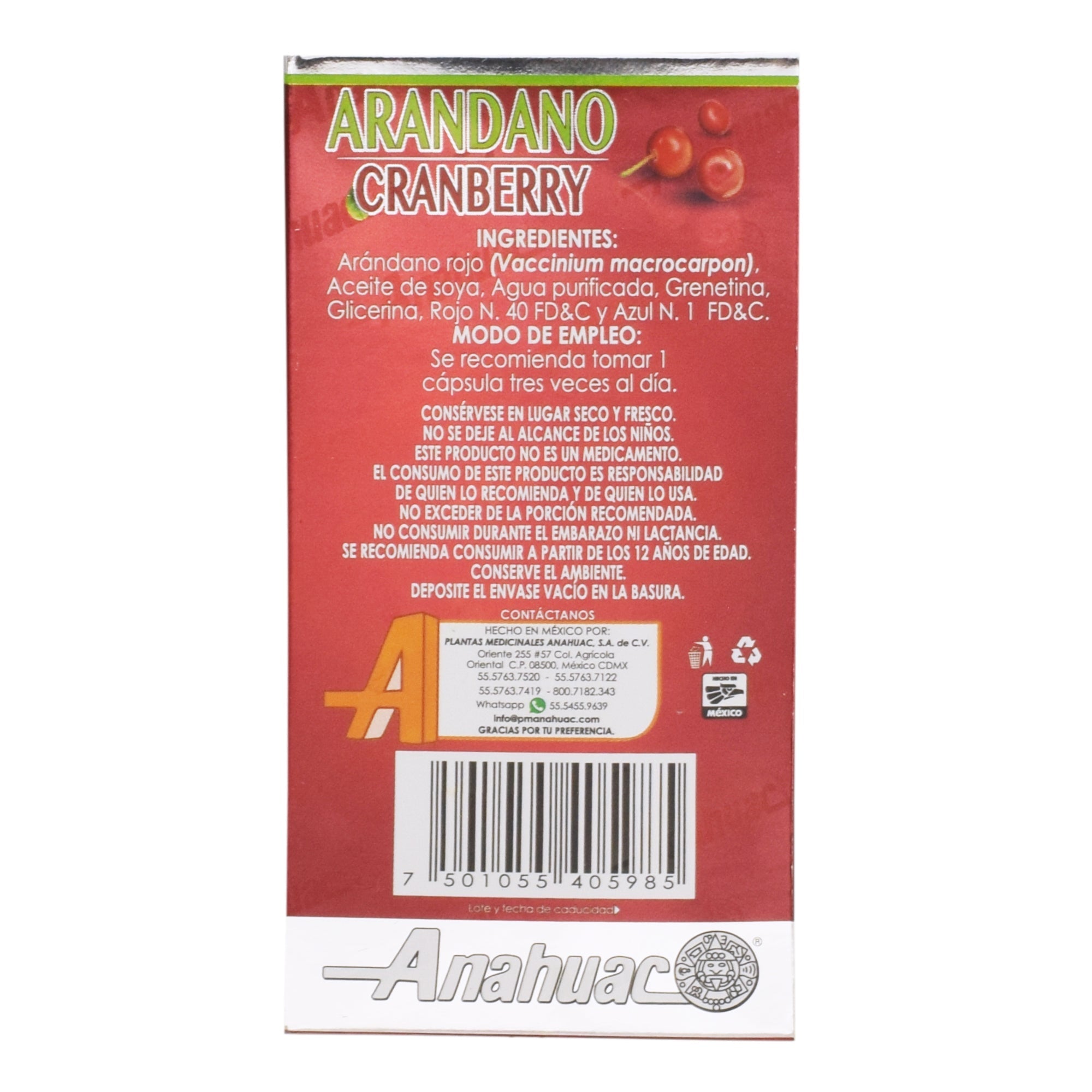 Arandano 50 Cap