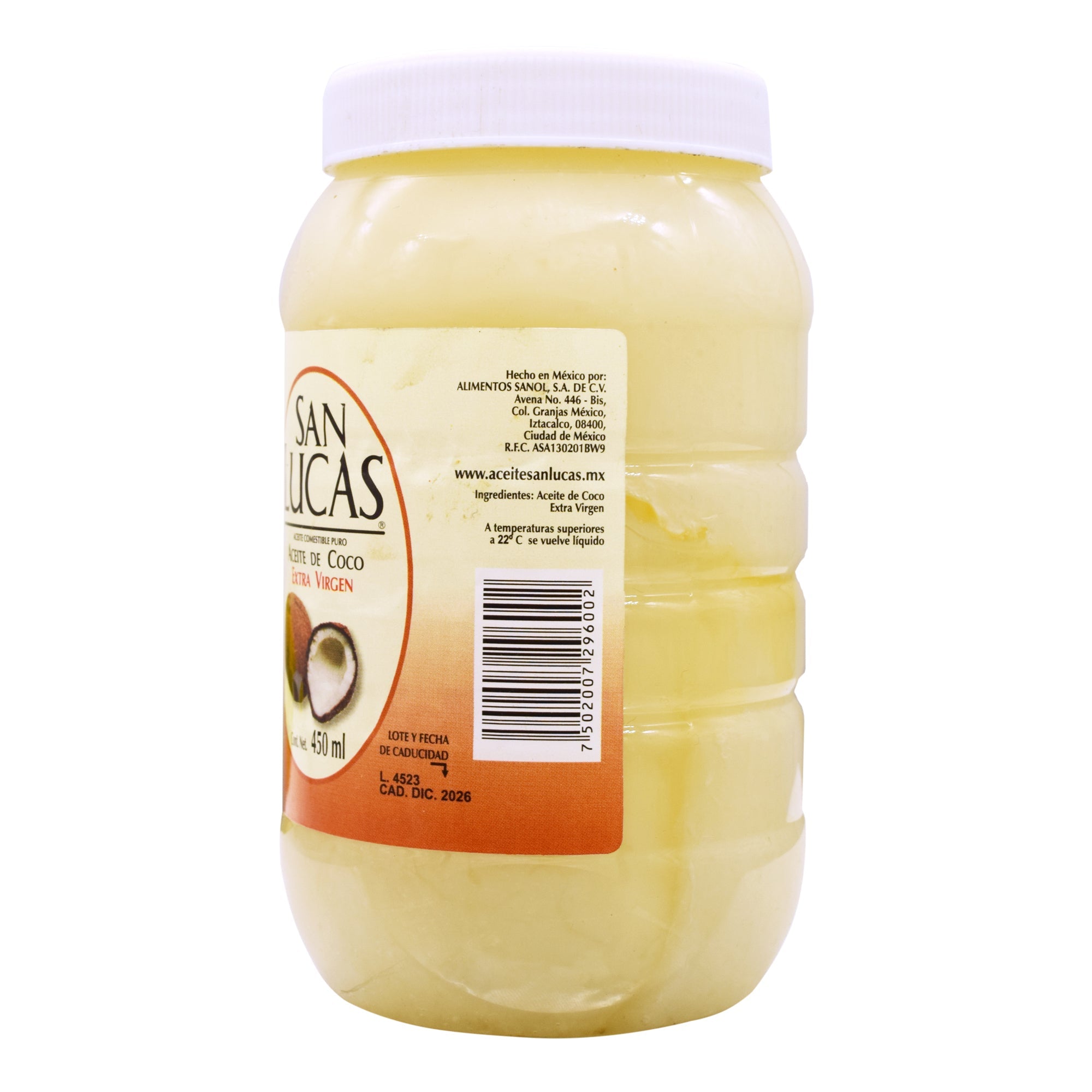 Aceite De Coco 450 Ml