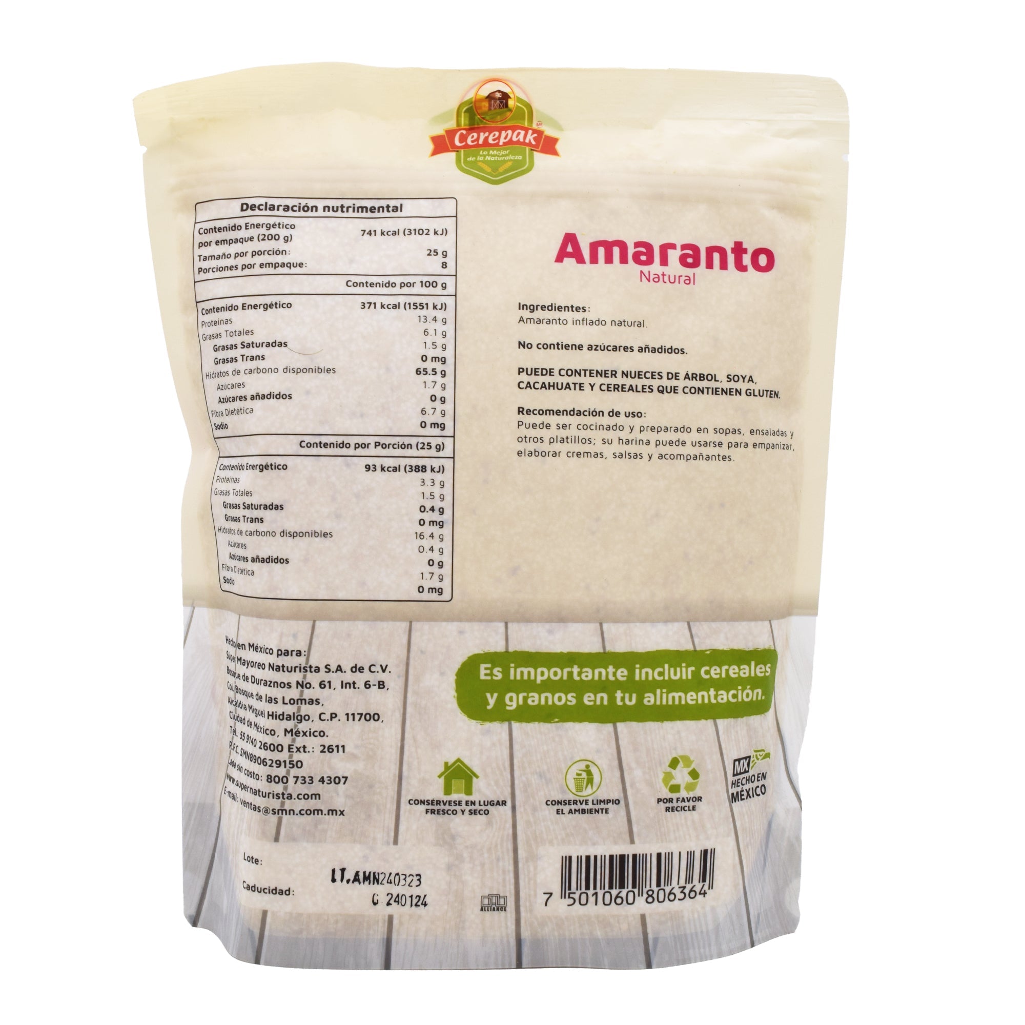 Amaranto 200 G