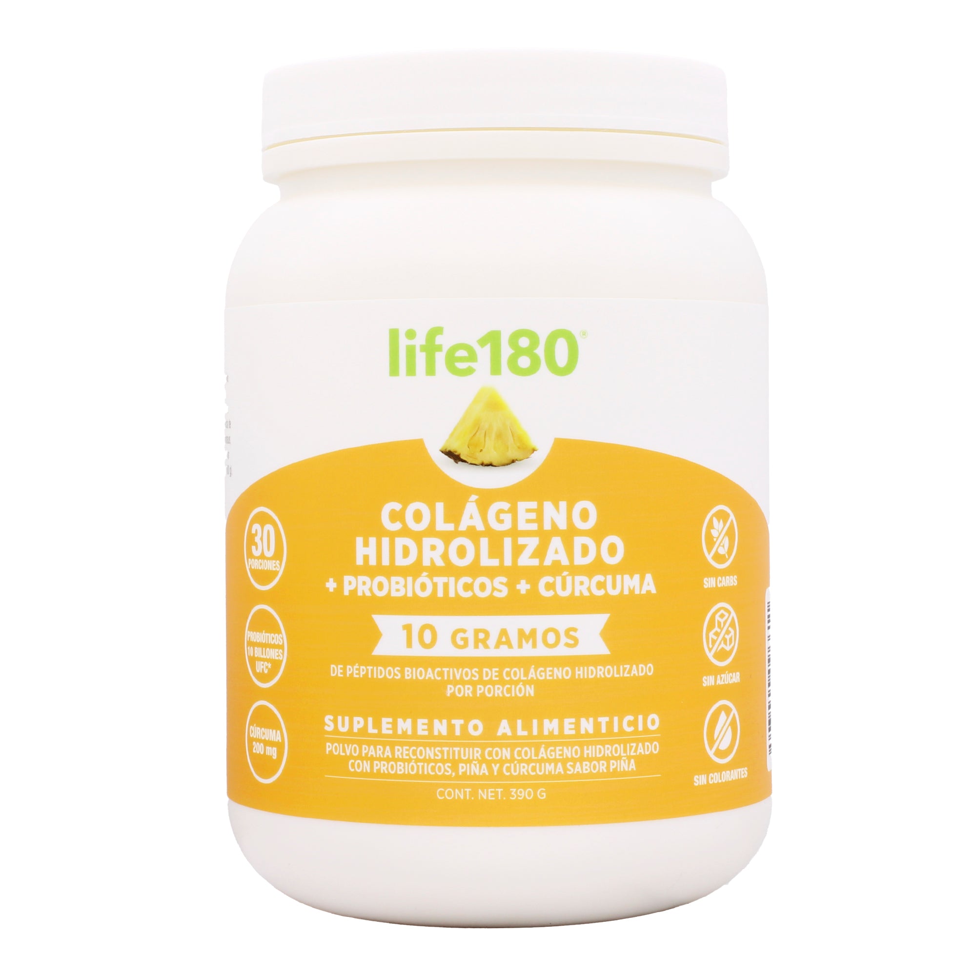 Colageno Hidrolizado Probioticos Curcuma 390 G