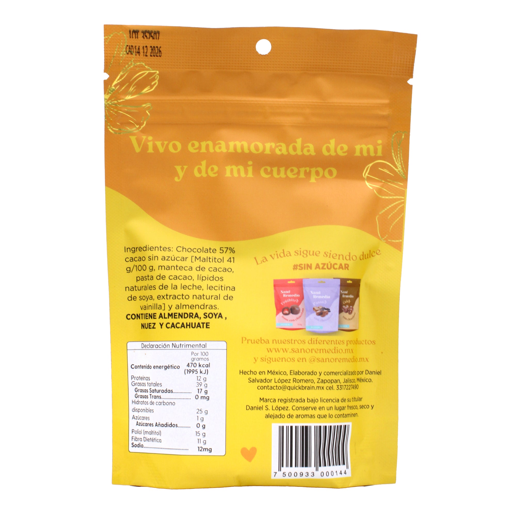 Almendras Chocolate 100 G