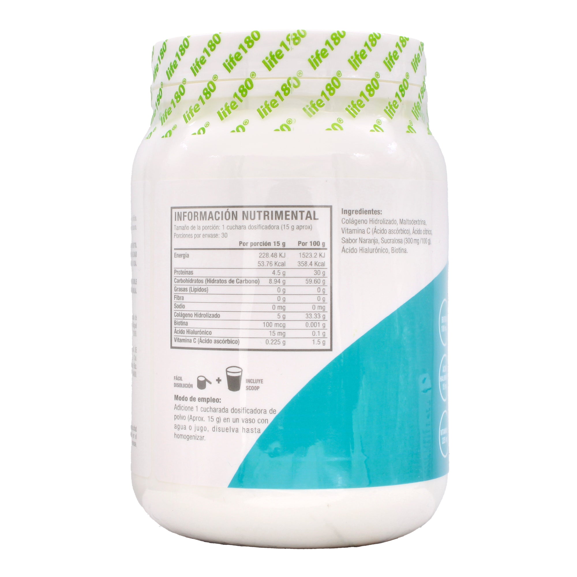 Colageno Hidrolizado Biotina Acido Hialuronico 450 G