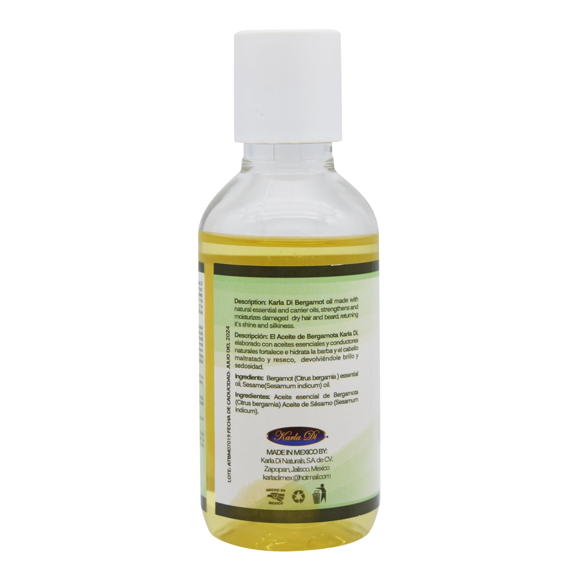 Aceite De Bergamota 120 Ml