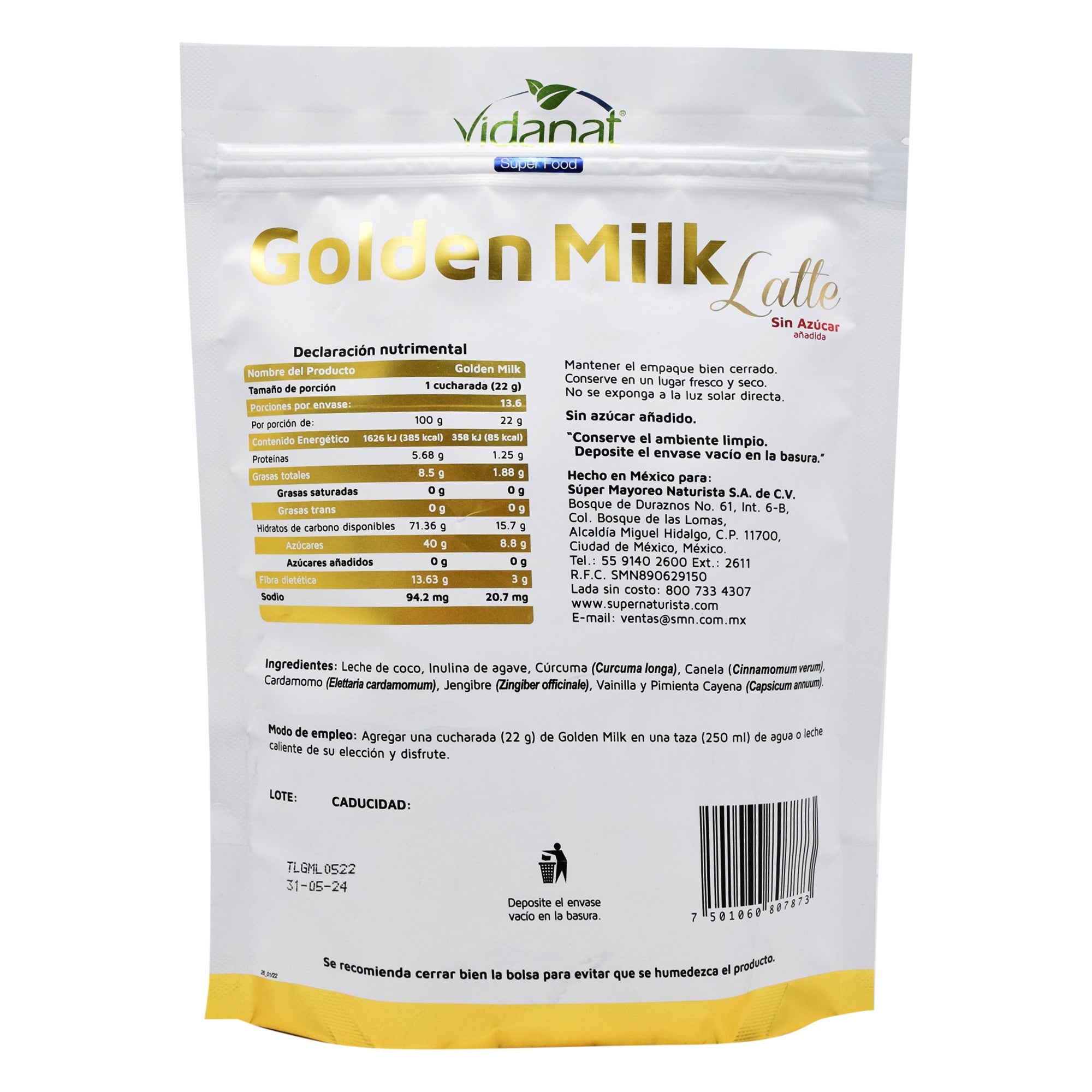 Golden Milk Late 300 G