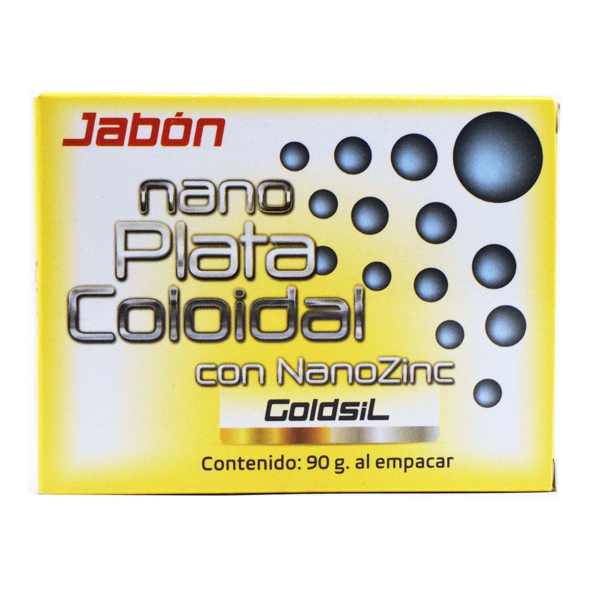 Jabon Nano Plata Coloidal 90 G