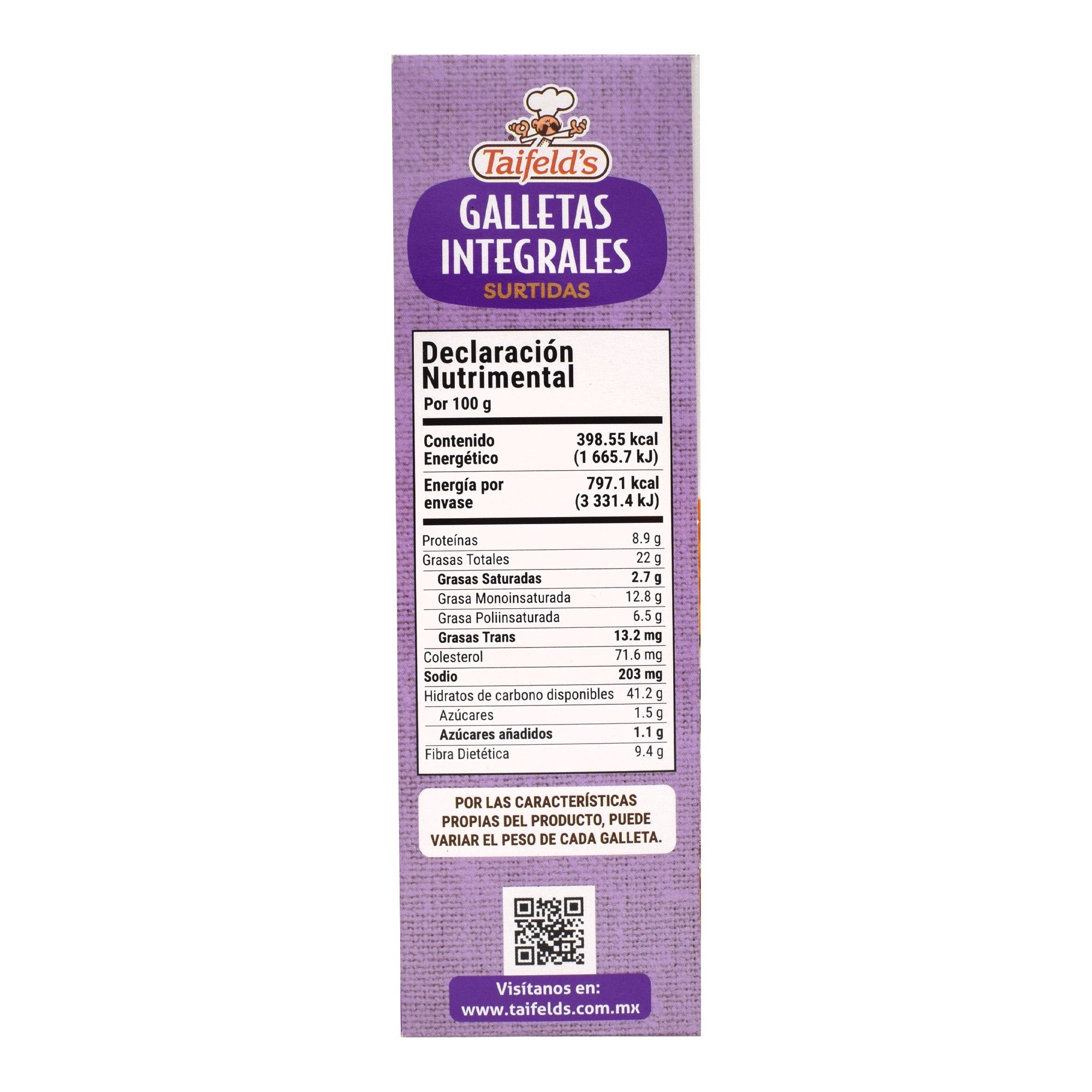 Galletas Integrales Surtidas  200 G