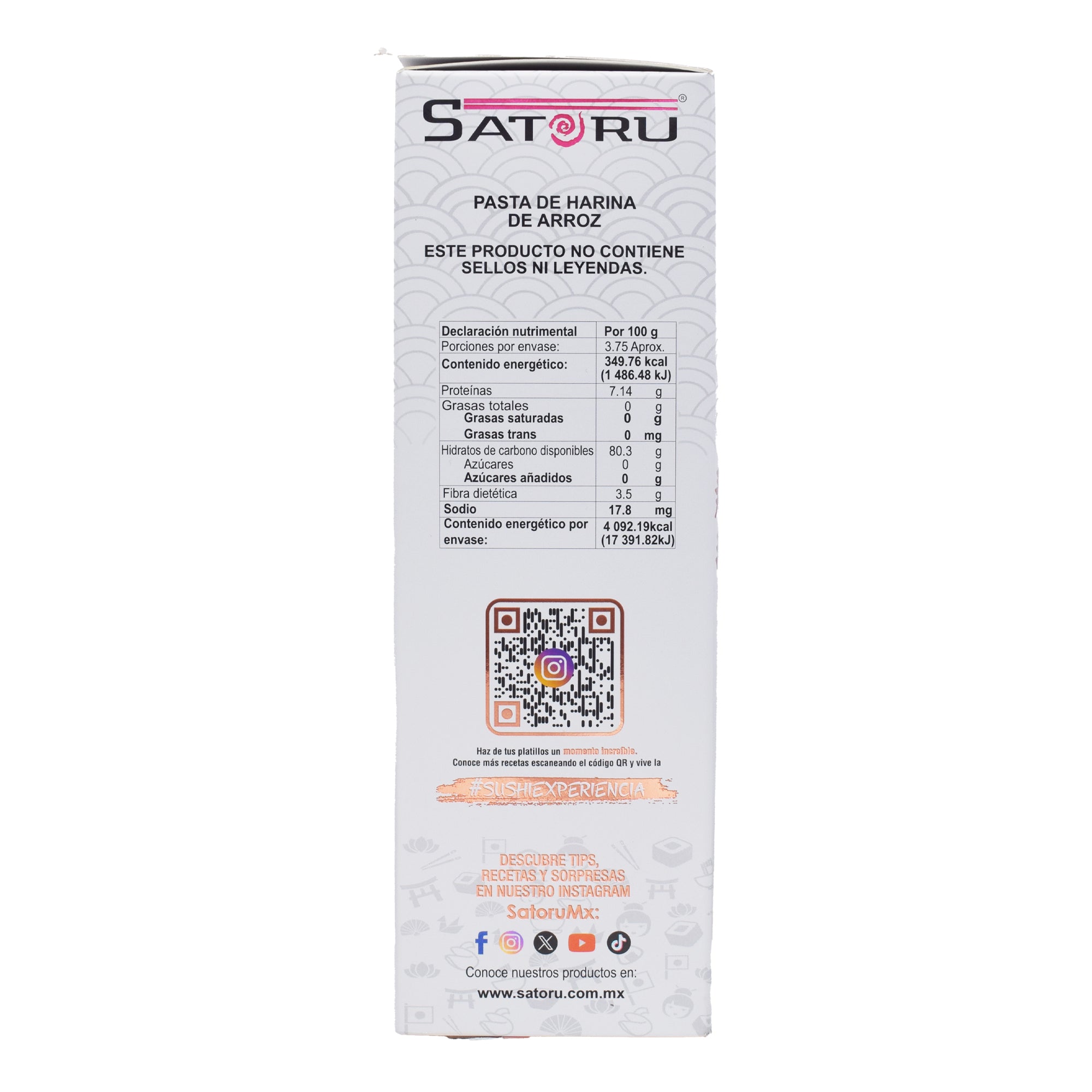 Pasta Harina De Arroz Chantaboon 375 G