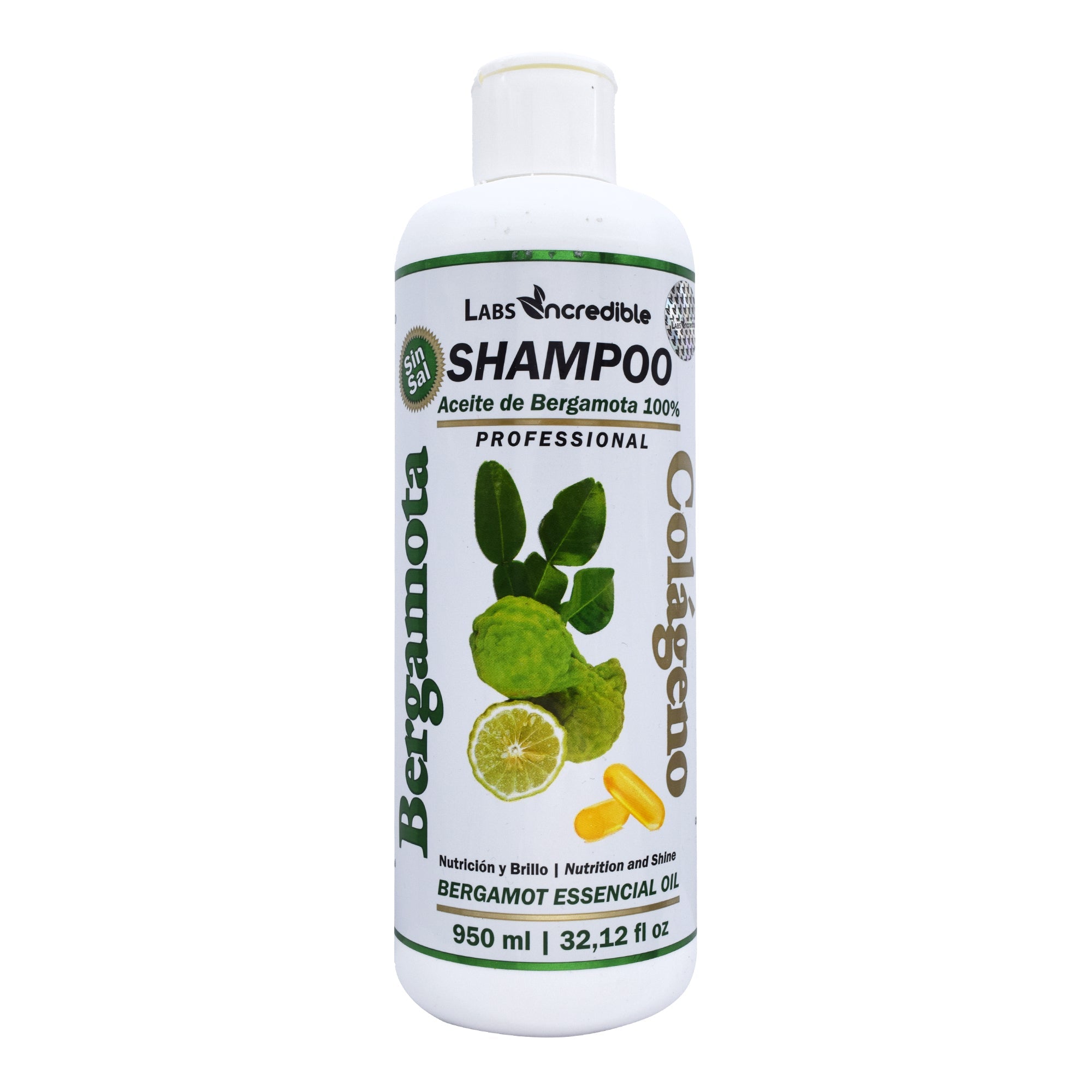 Shampoo Bergamota Colageno 950 Ml