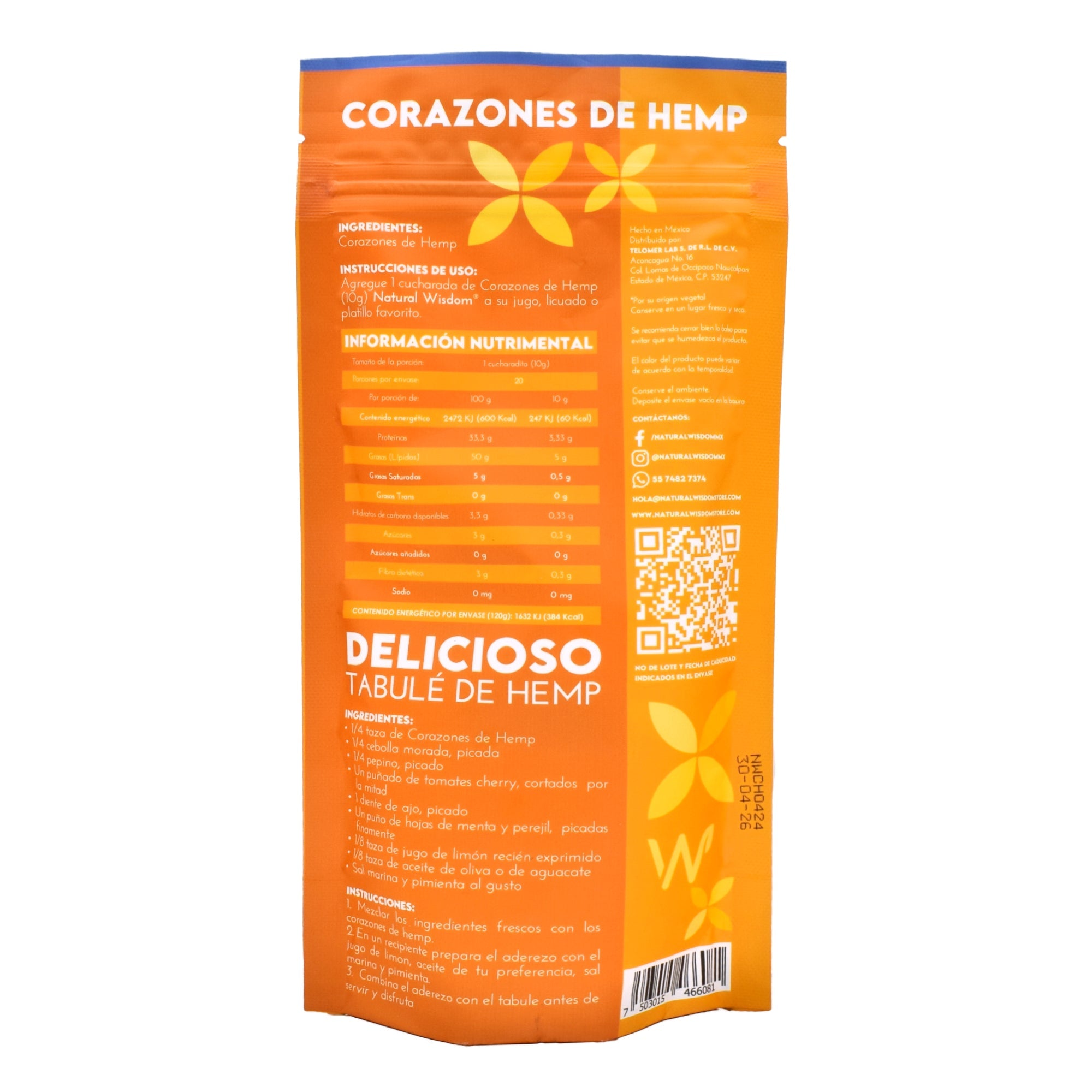 Corazones De Hemp 200 G