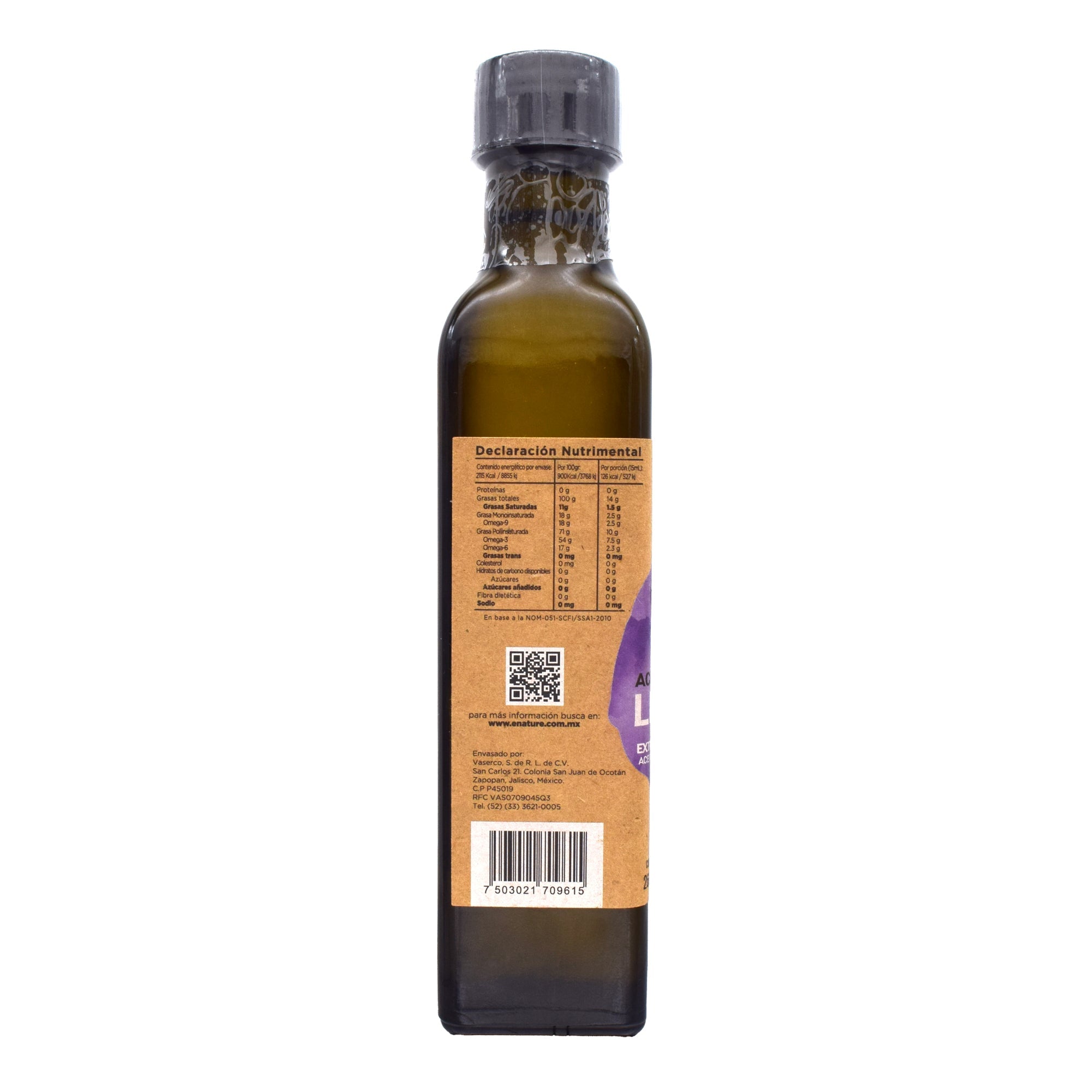 Aceite De Linaza Extra Virgen 260 Ml