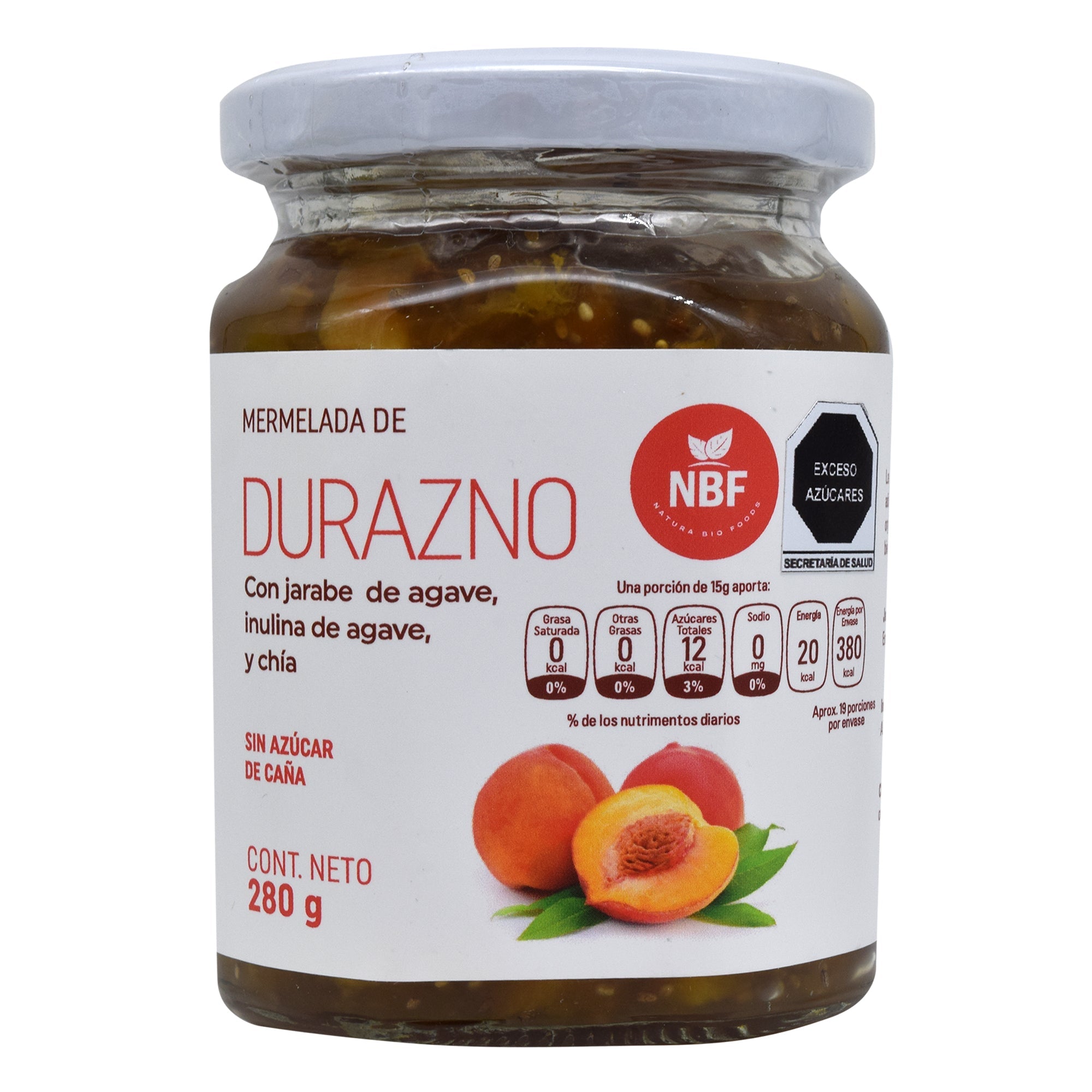 Mermelada Durazno Chia 280 G