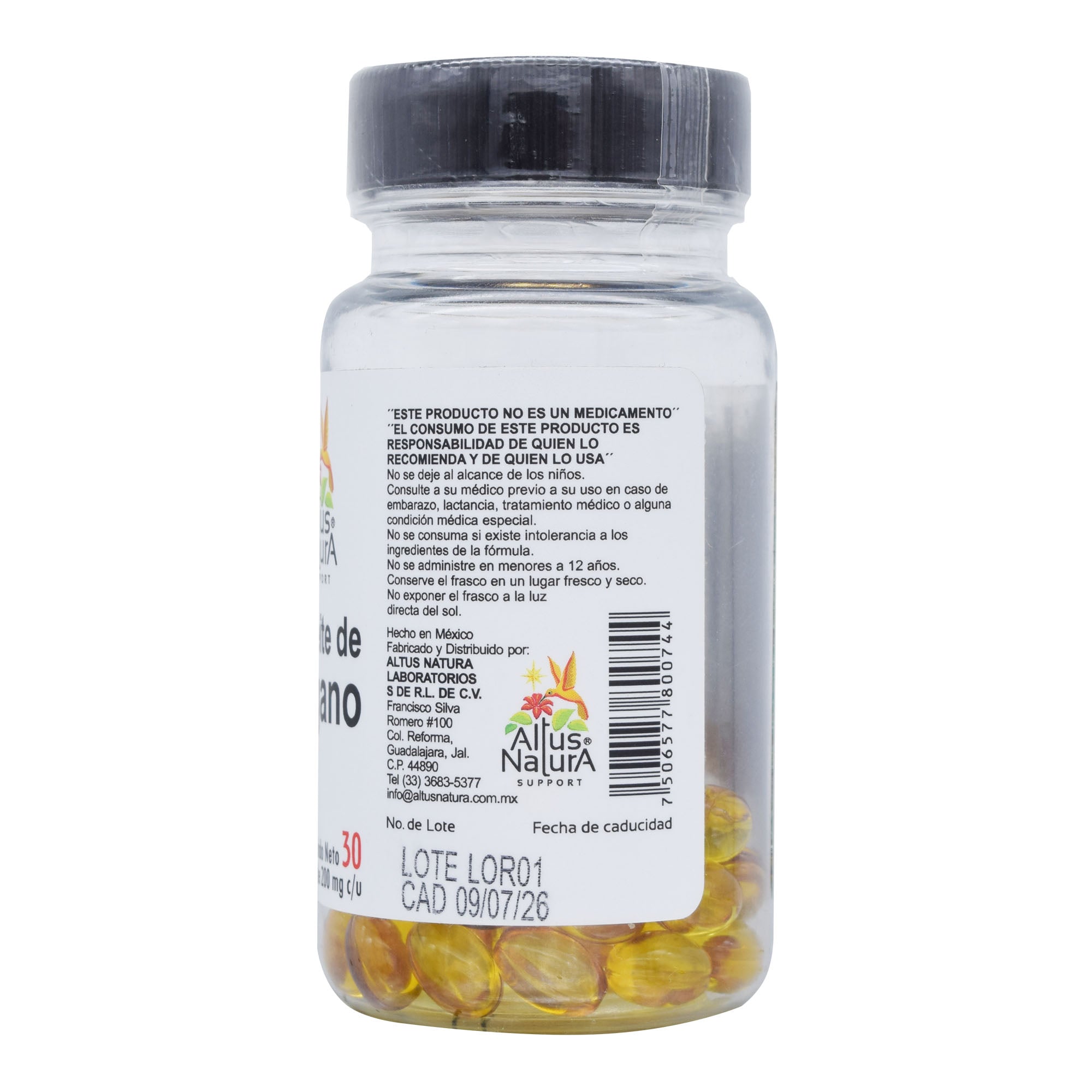 Aceite De Oregano 30 Cap