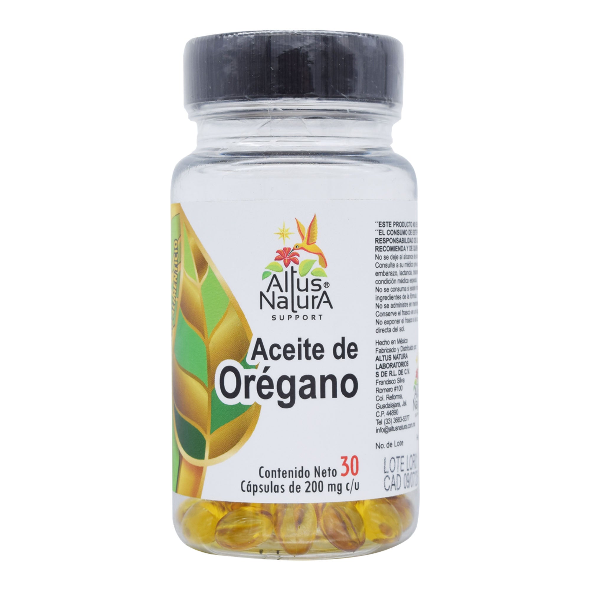 Aceite De Oregano 30 Cap