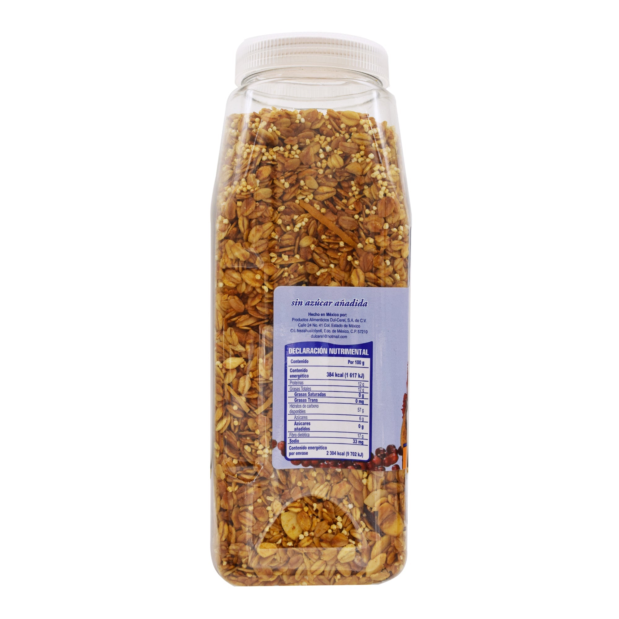 Granola Sin Azucar Frasco 600 G