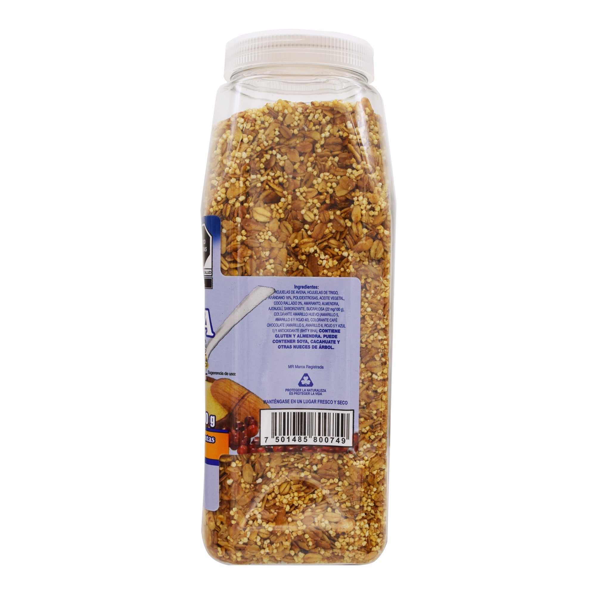 Granola Sin Azucar Frasco 600 G