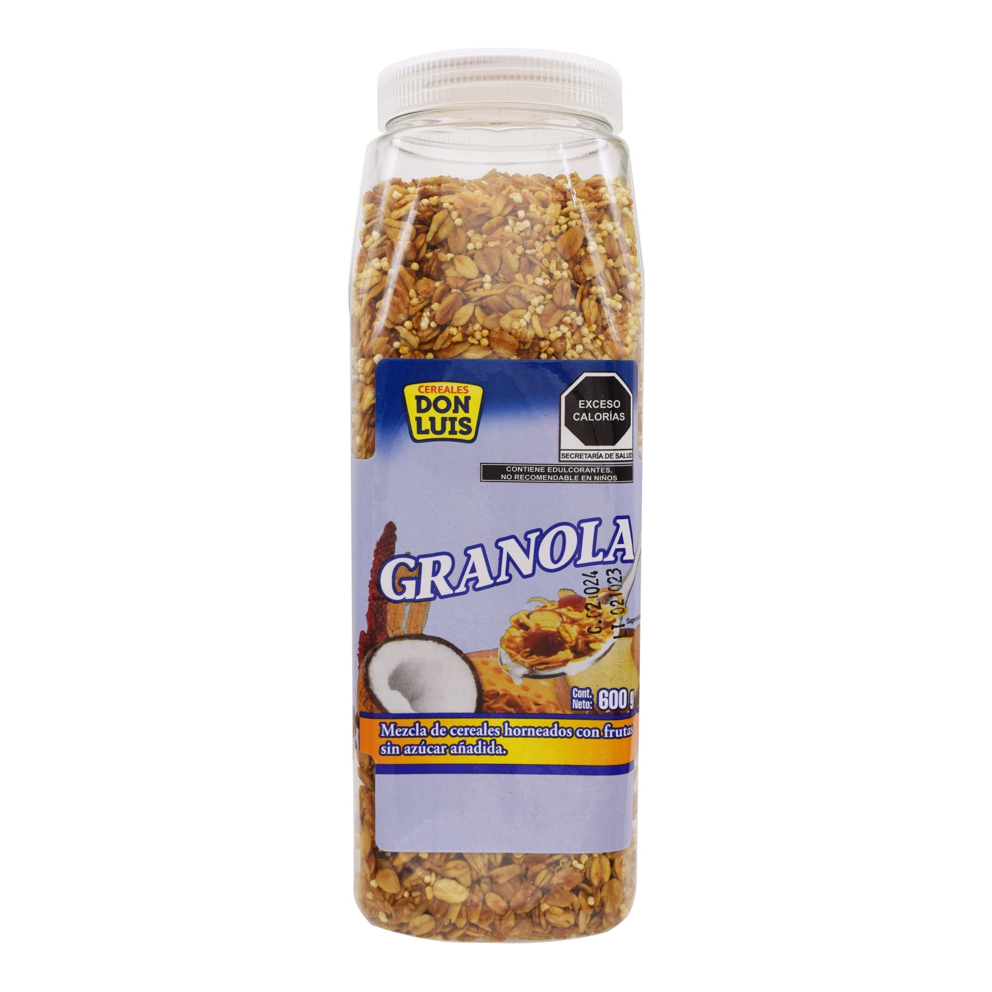 Granola Sin Azucar Frasco 600 G