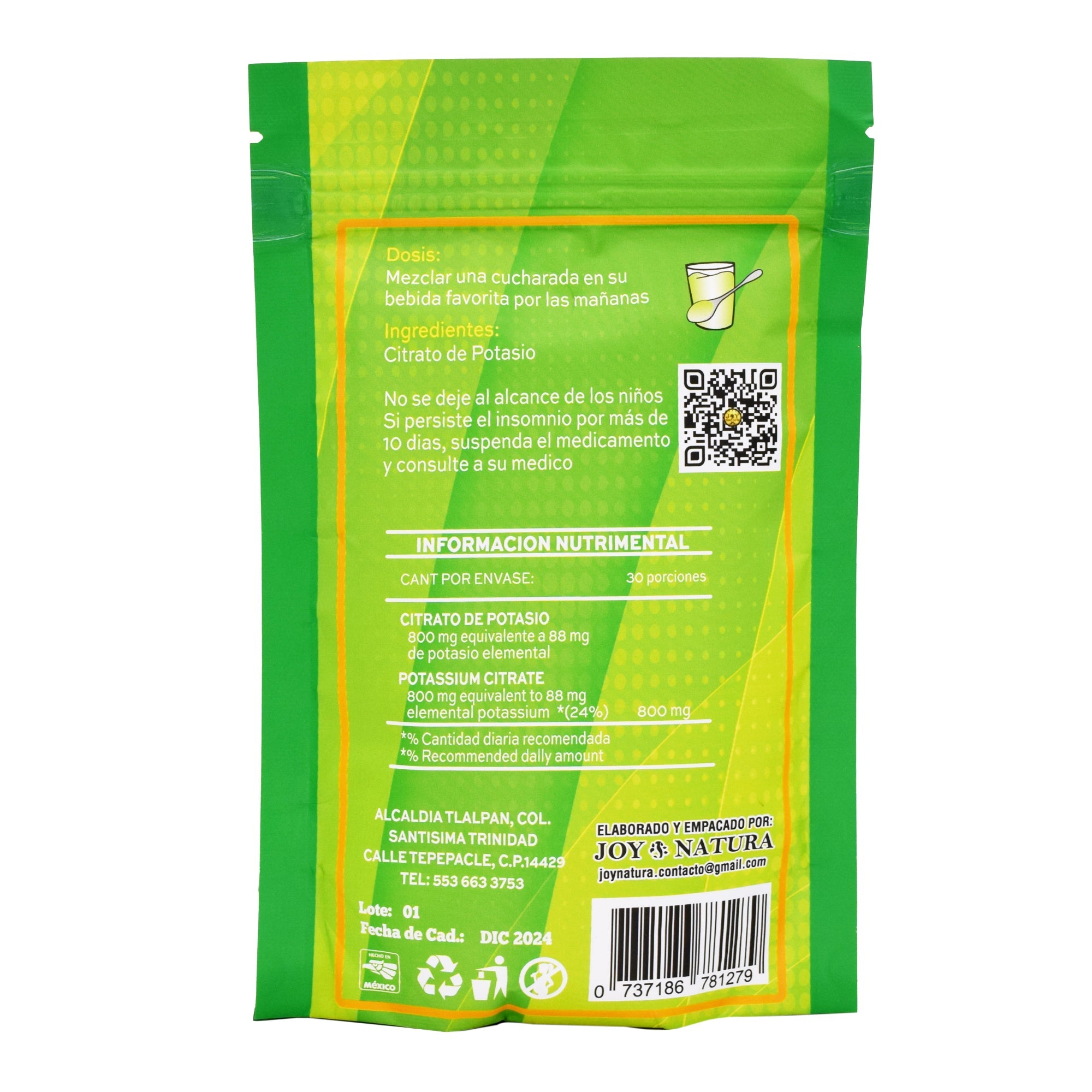 Citrato De Potasio Sab Lima Limon 150 G