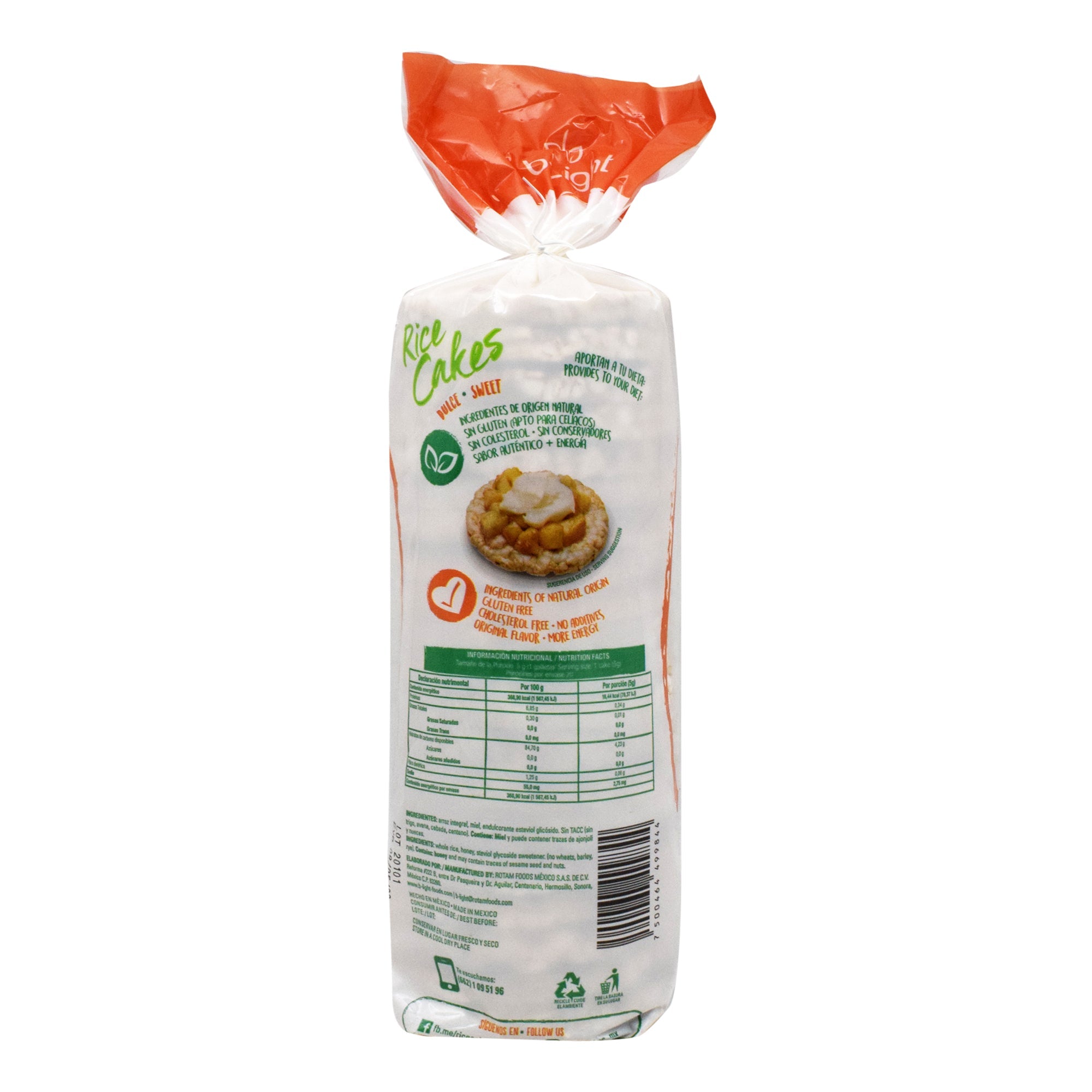 Galleta De Arroz Sab Dulce 100 G