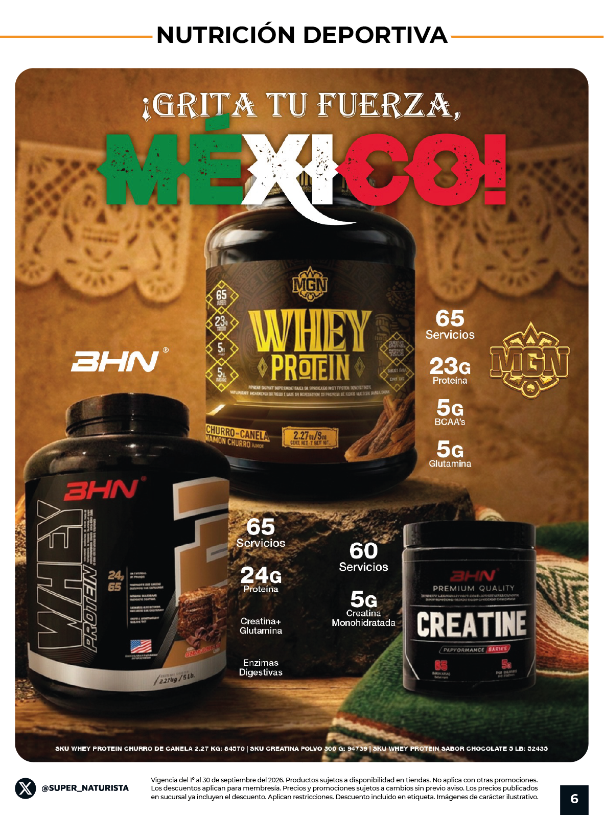 Proteína vegana y proteína whey BHN para nutrición deportiva en Súper Naturista