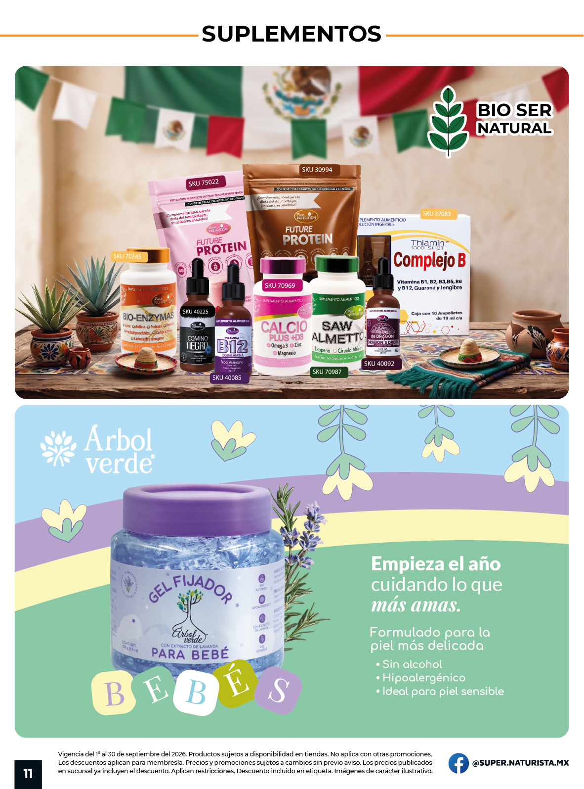 Spermidin Pronat y selección de suplementos alimenticios disponibles en Súper Naturista