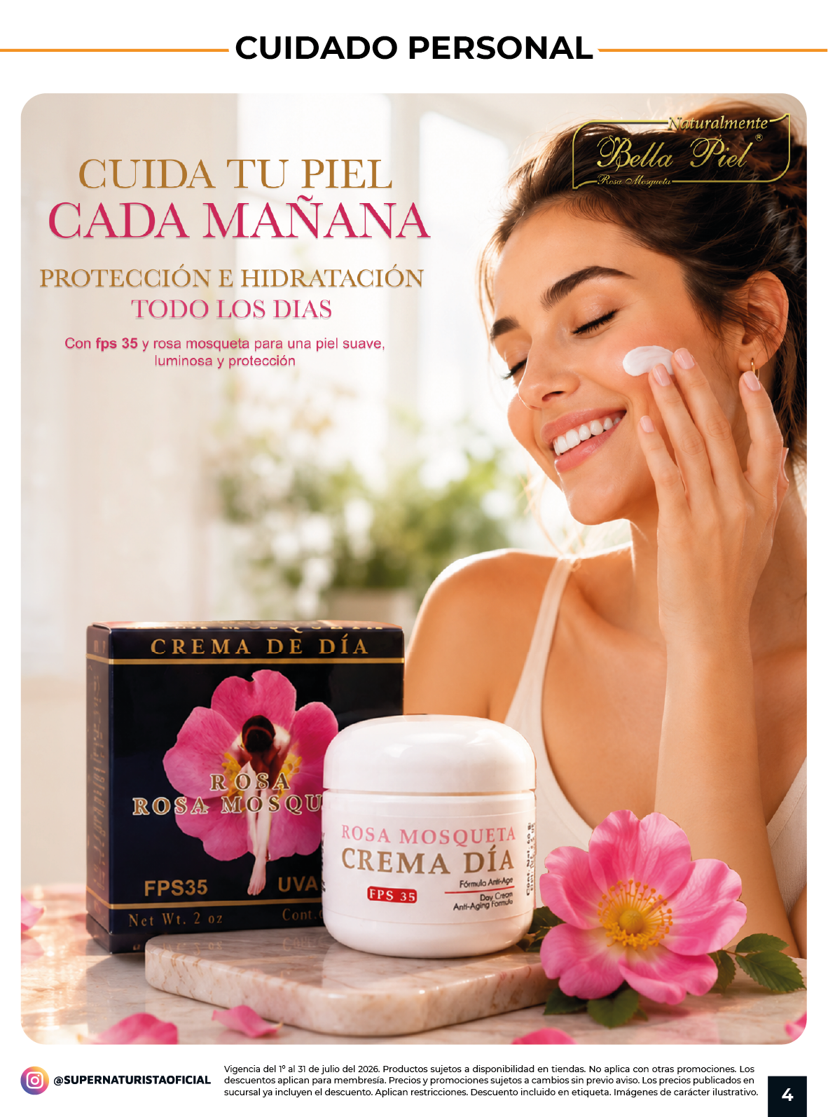 Jabón Rosa Mosqueta Bella Piel para cuidado personal en Gaceta Julio 2026 Súper Naturista.