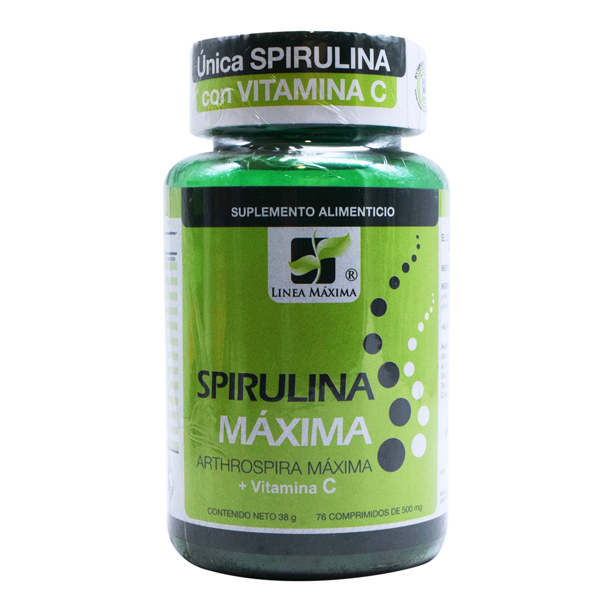 Spirulina maxima mas vitamina c 76 comprimidos