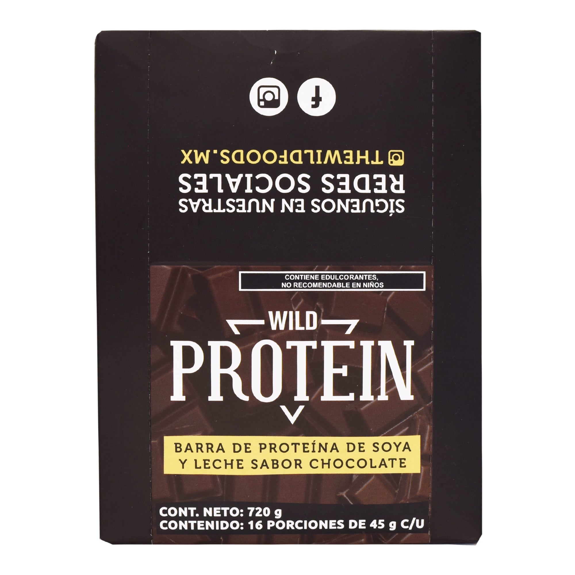 Barra De Proteina Chocolate 45 G (PAQUETE 16)