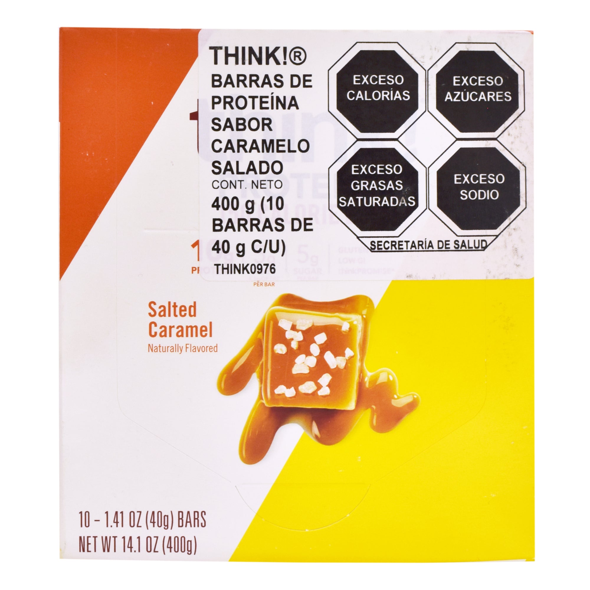 Barra Proteina Caramelo Salado 40 G (PAQUETE 10)