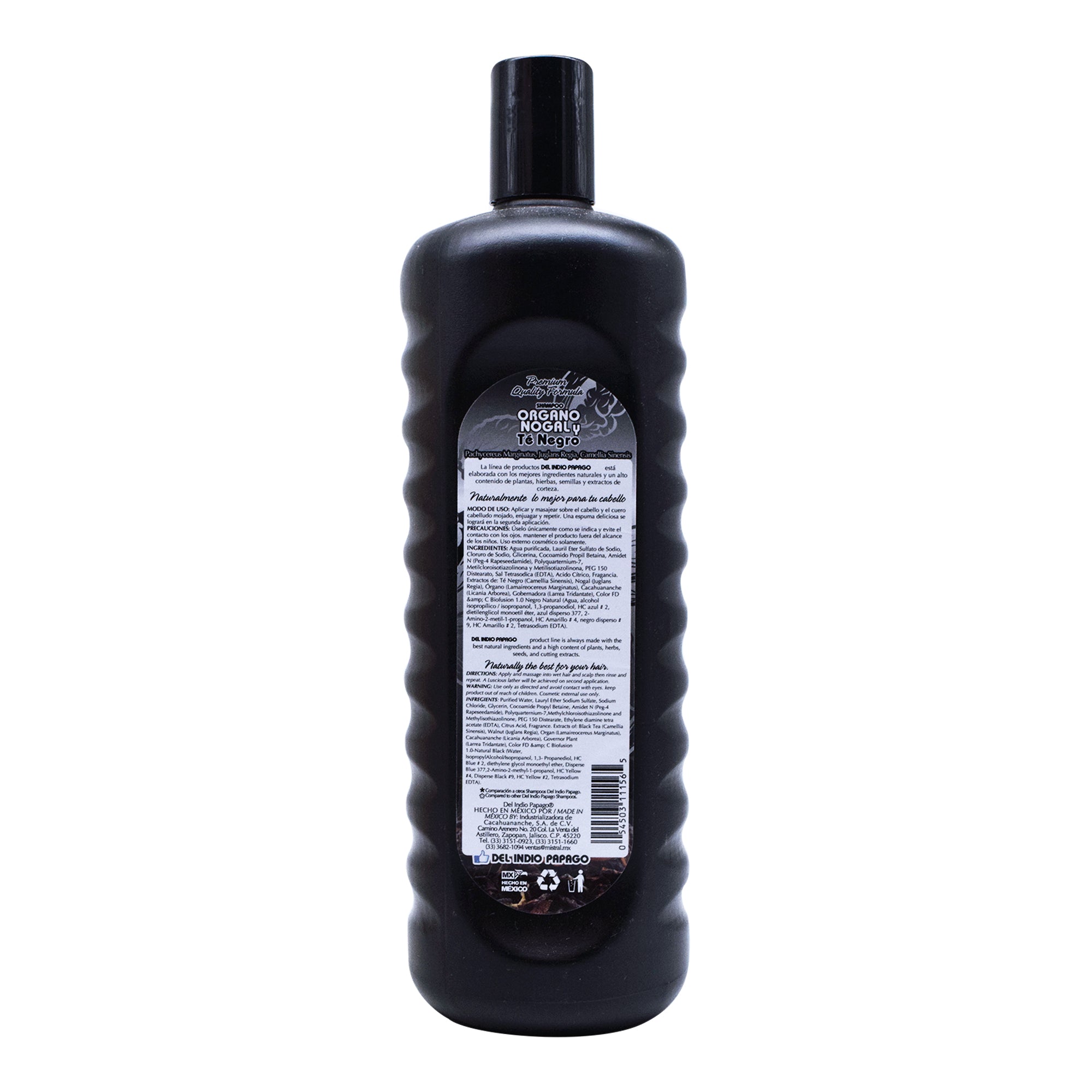 Shampoo organo nogal y te negro 1.1 l