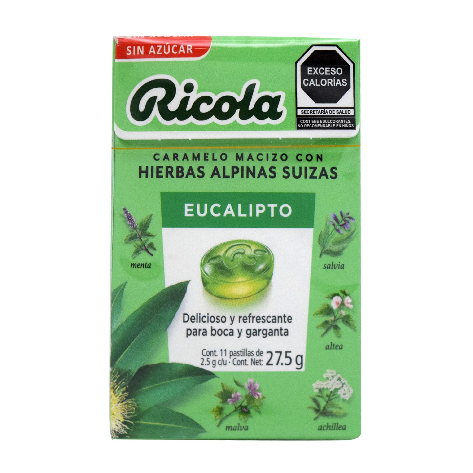 Caramelo Hierbas Eucalipto 27.5 G (Paquete 20)