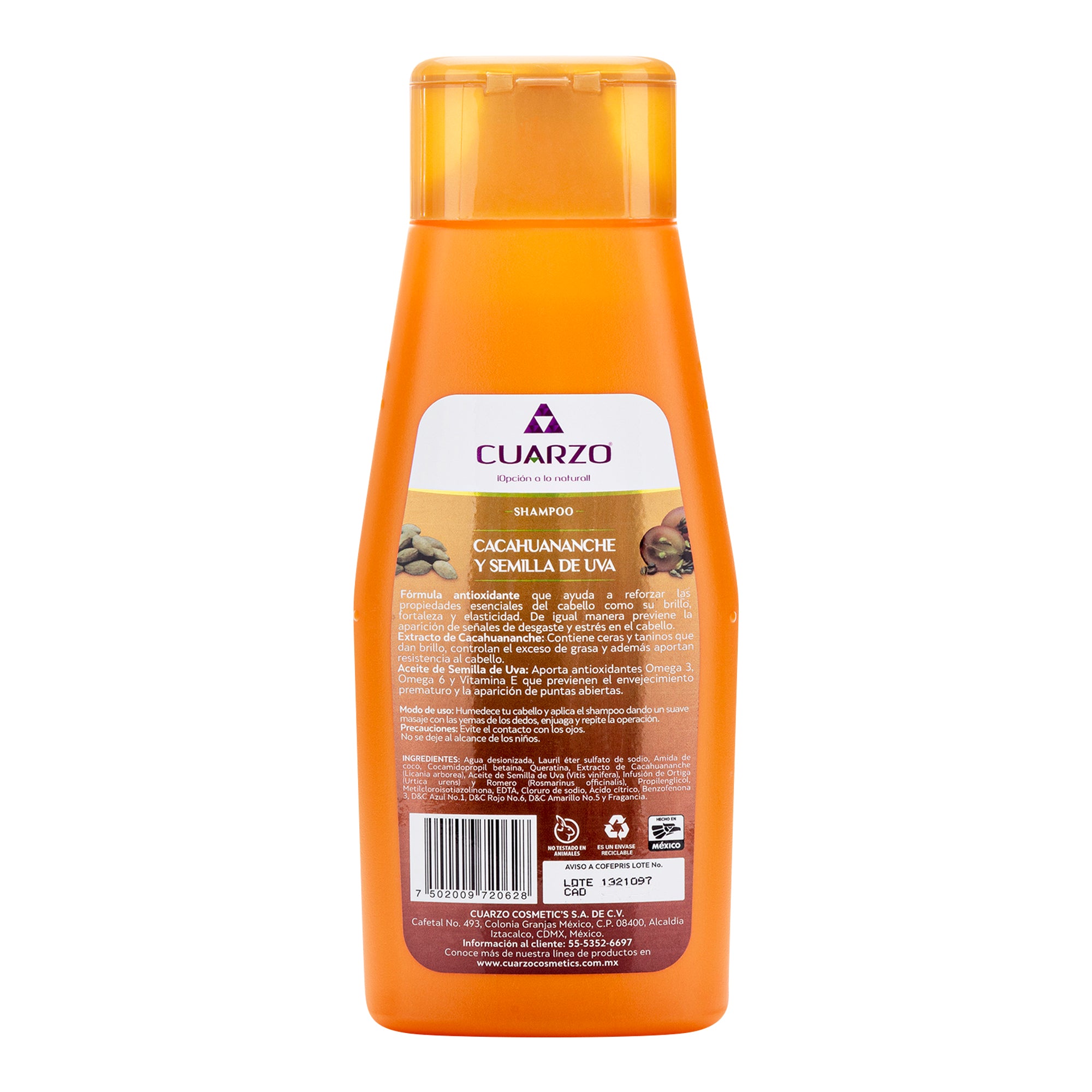 Shampoo cacahuananche sem de uva  550 ml
