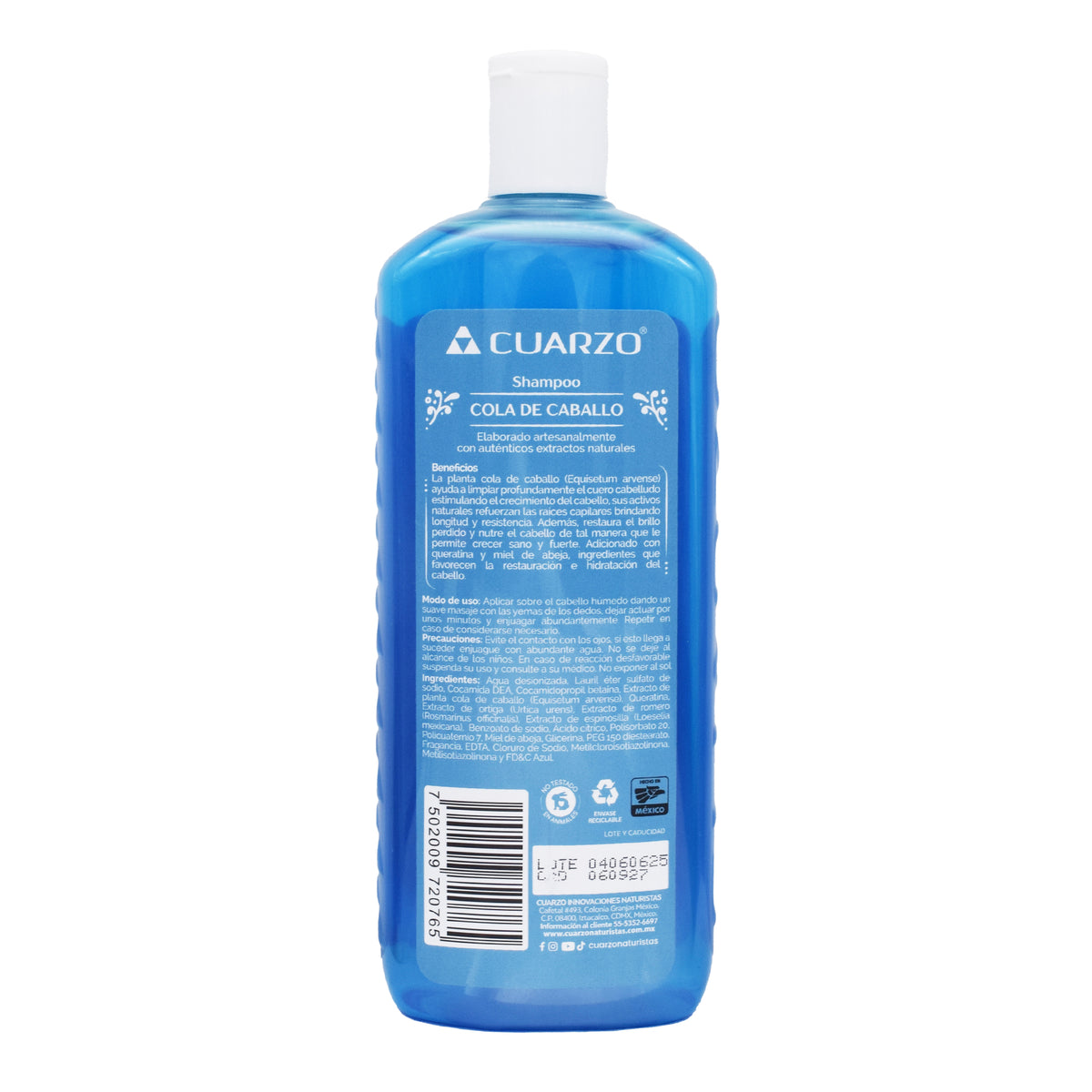 Shampoo Cola De Caballo 550 Ml CUARZO | Súper Naturista