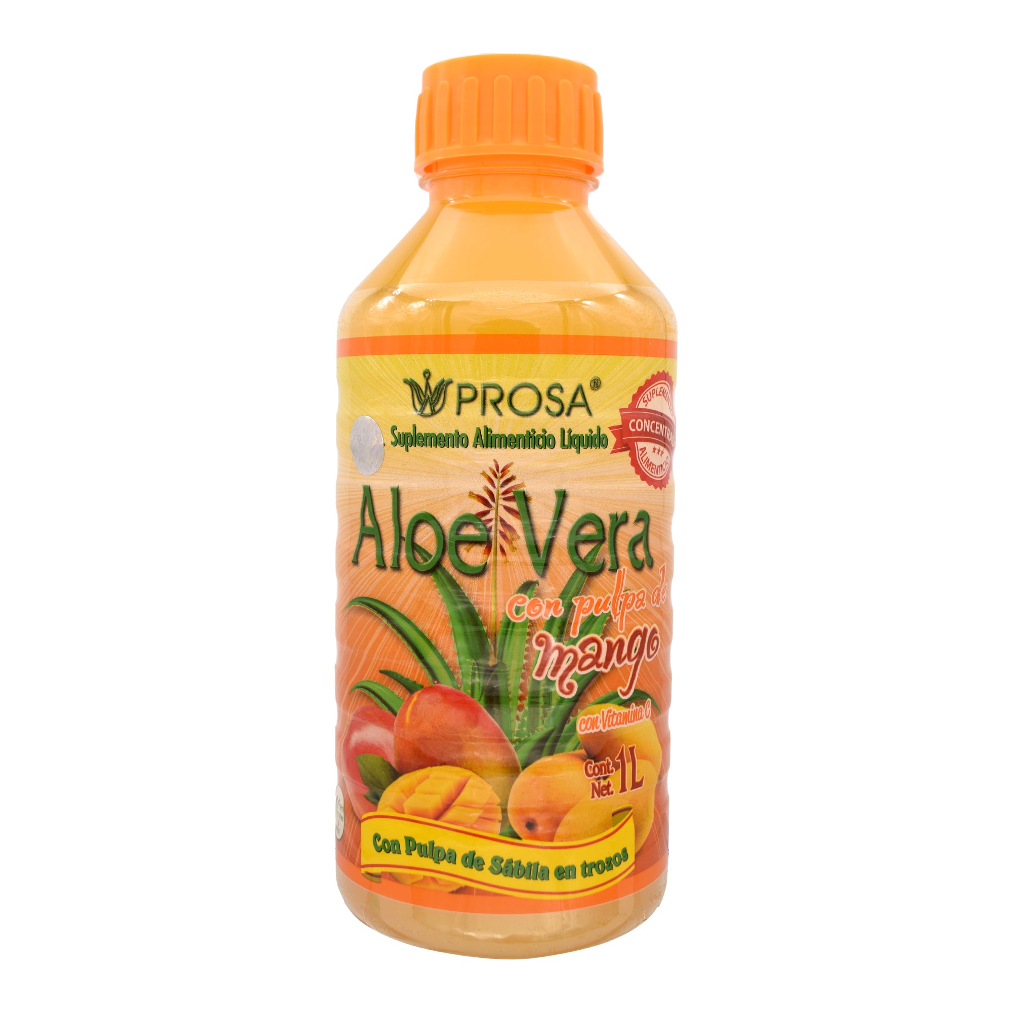 Bebida Aloe Vera Sabor Mango 1 L