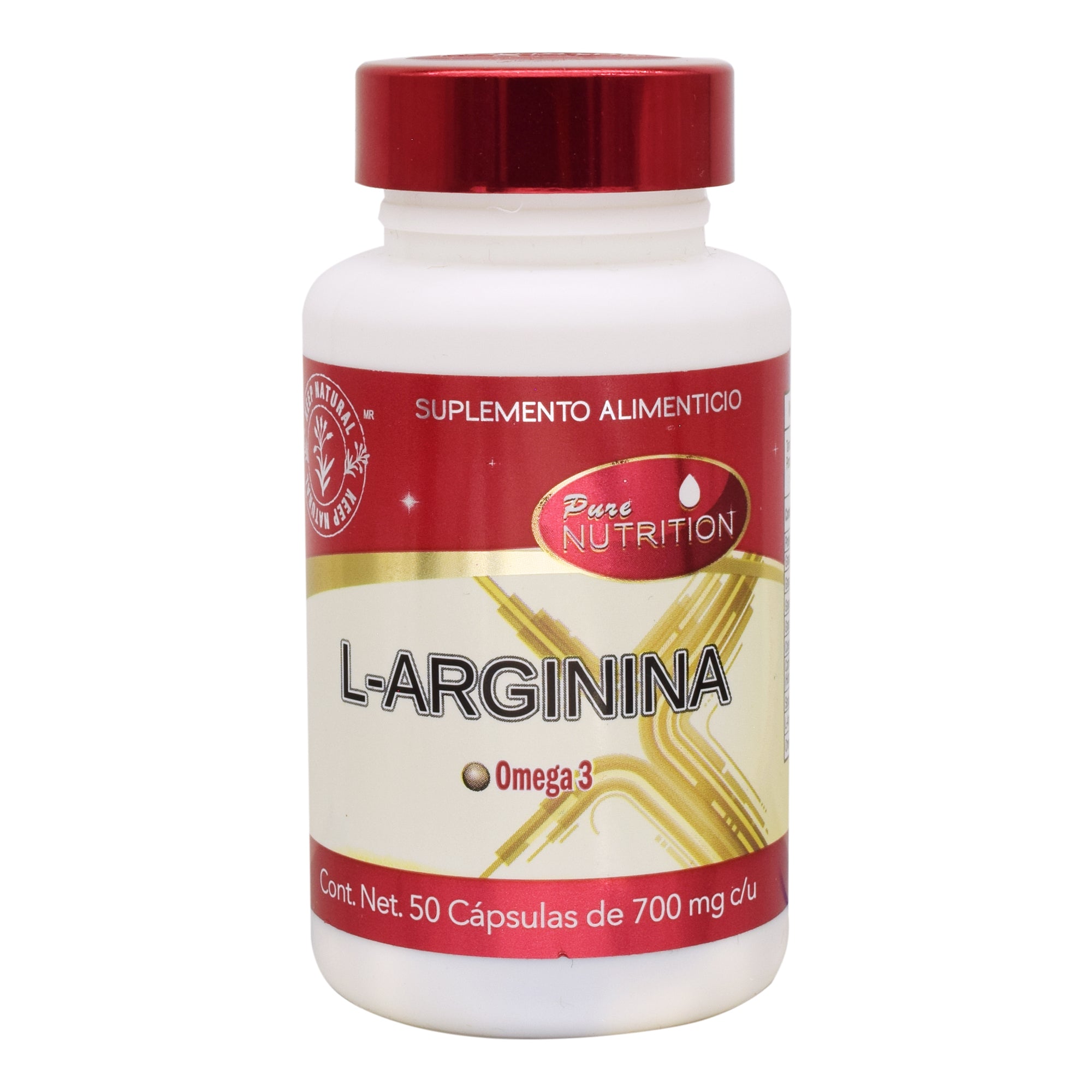 L arginina y omega 3 50 cap