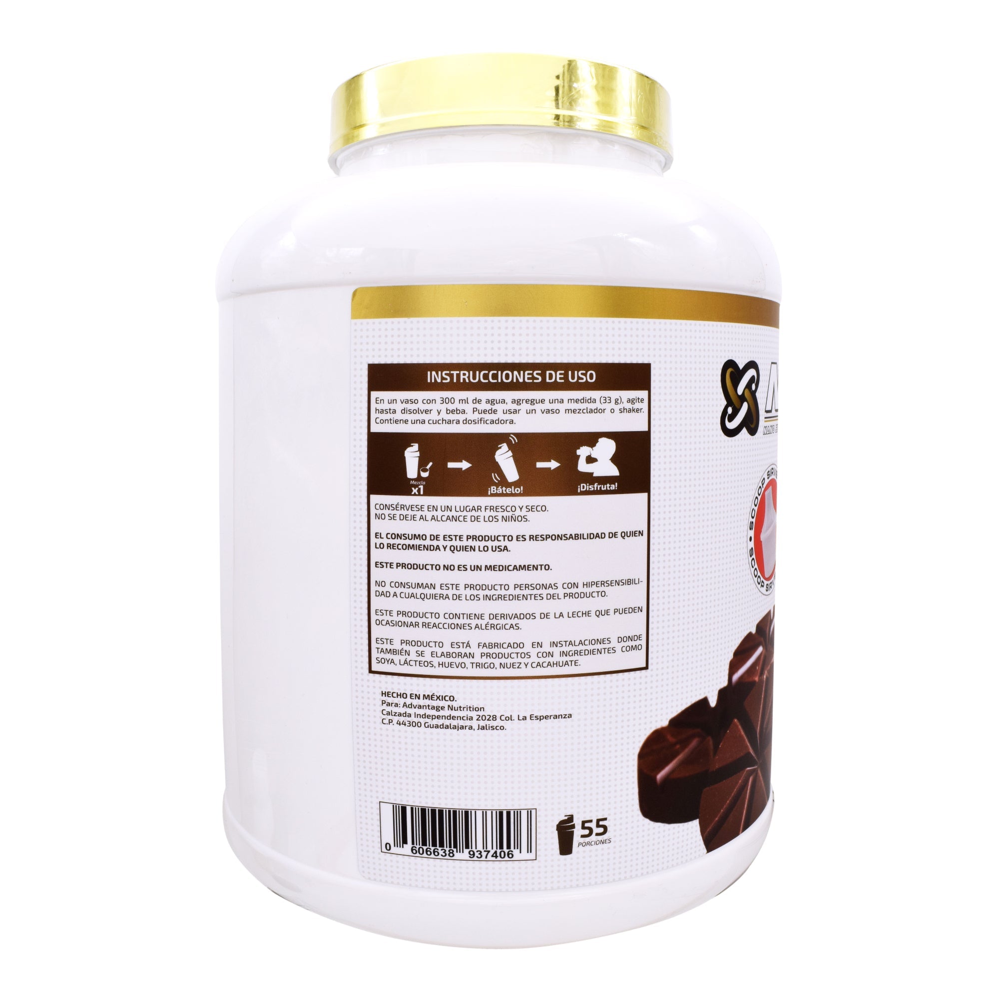 Casein protein chocolate 4 lb