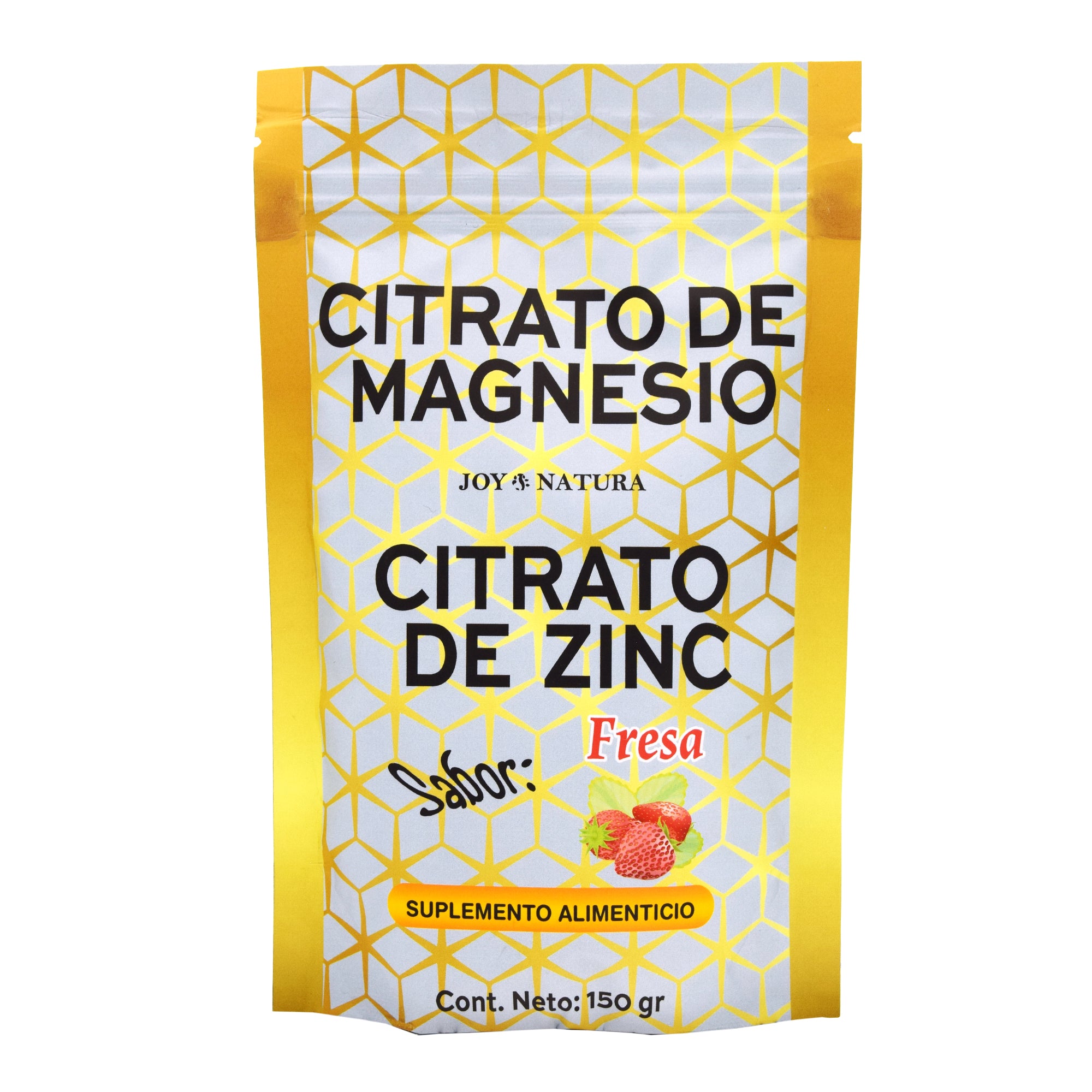 Citrato de magnesio zinc sab fresa 150 g