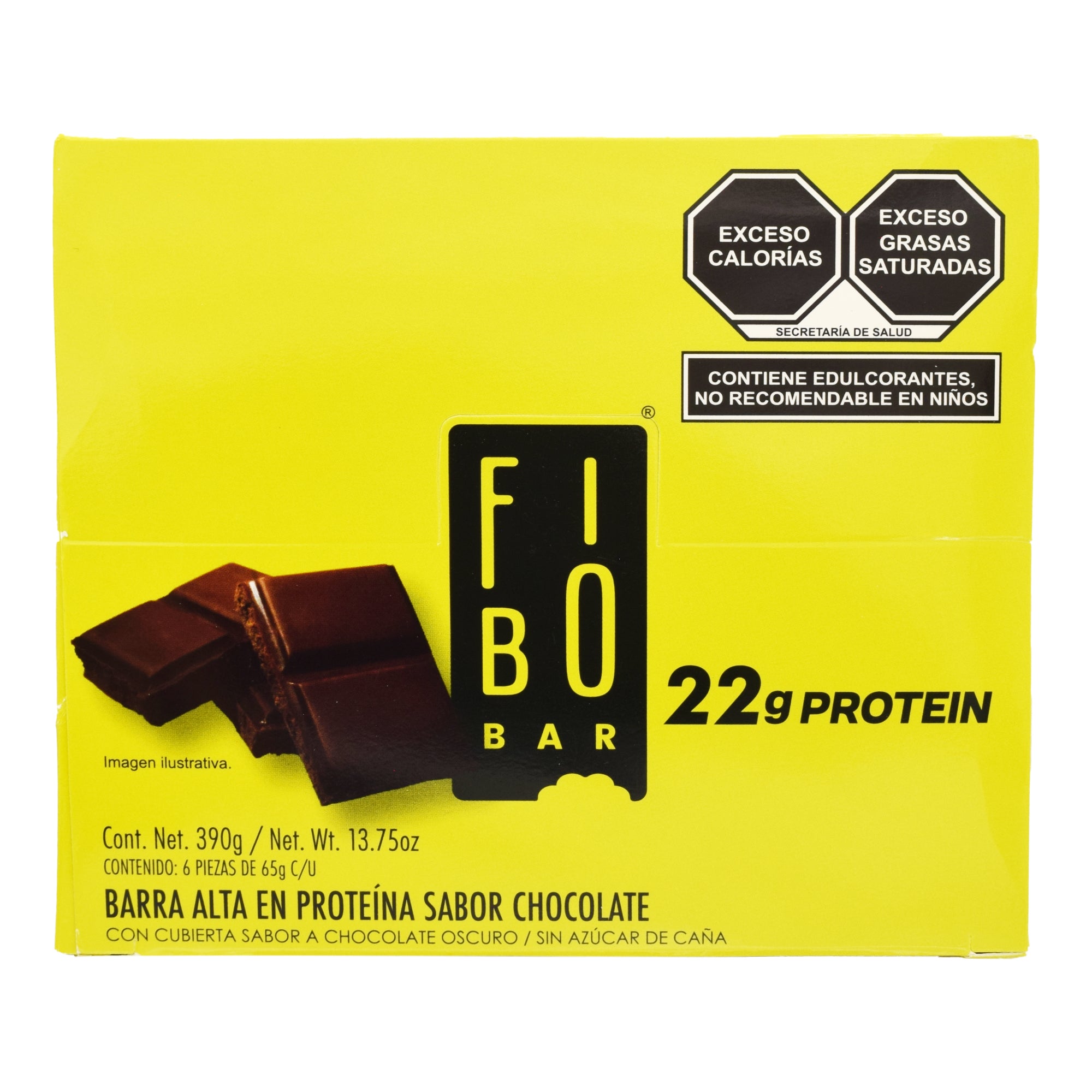 Barra De Proteina Cubierta De Chocolate 65 G (Paquete 6)