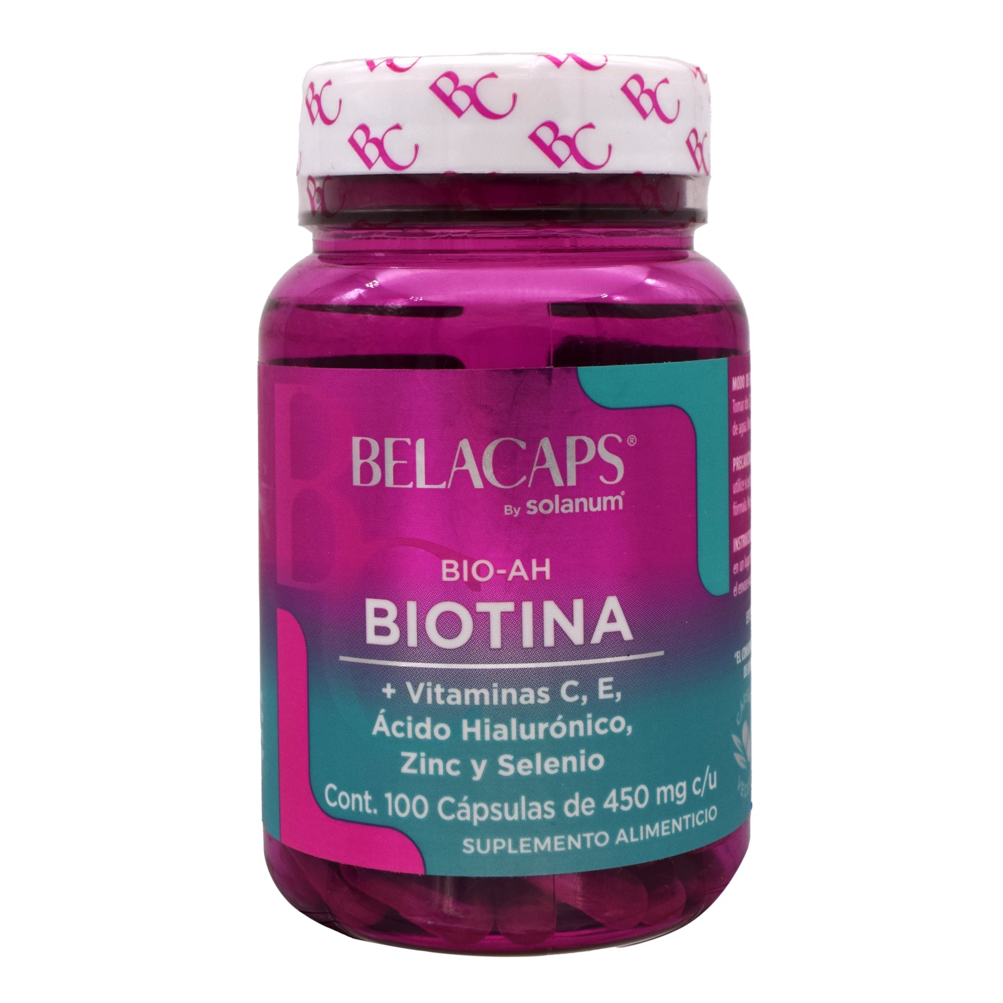 Biotina vit c vit e acido hialuronico zinc selenio 100 cap