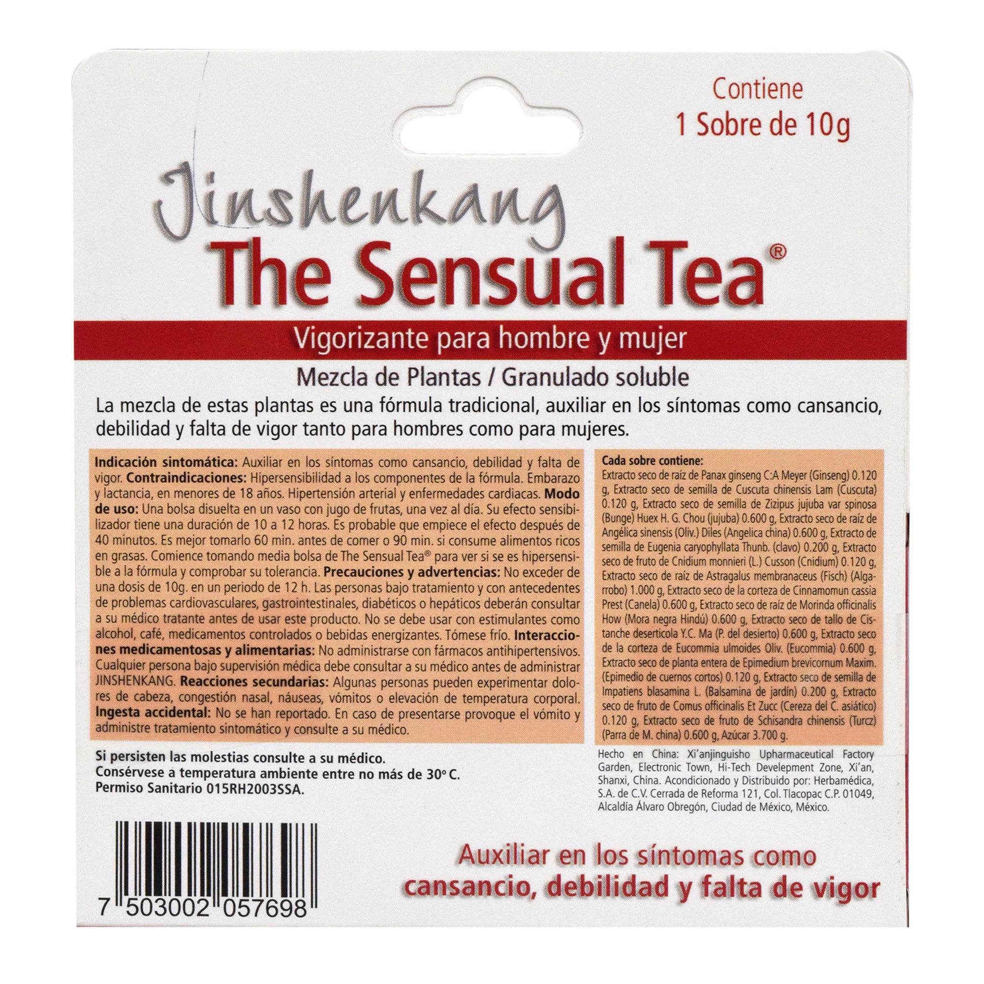 The Sensual Tea 1Sob 10 G