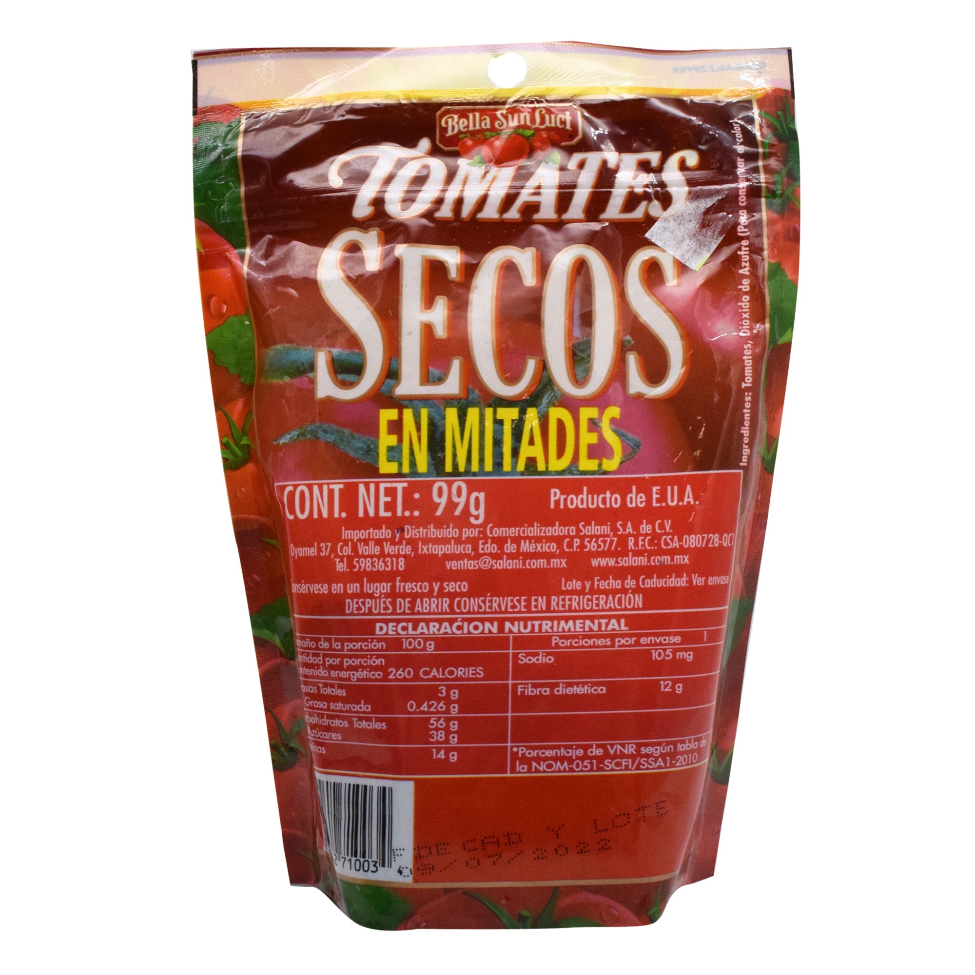 Tomates Secos En Mitades 99 G