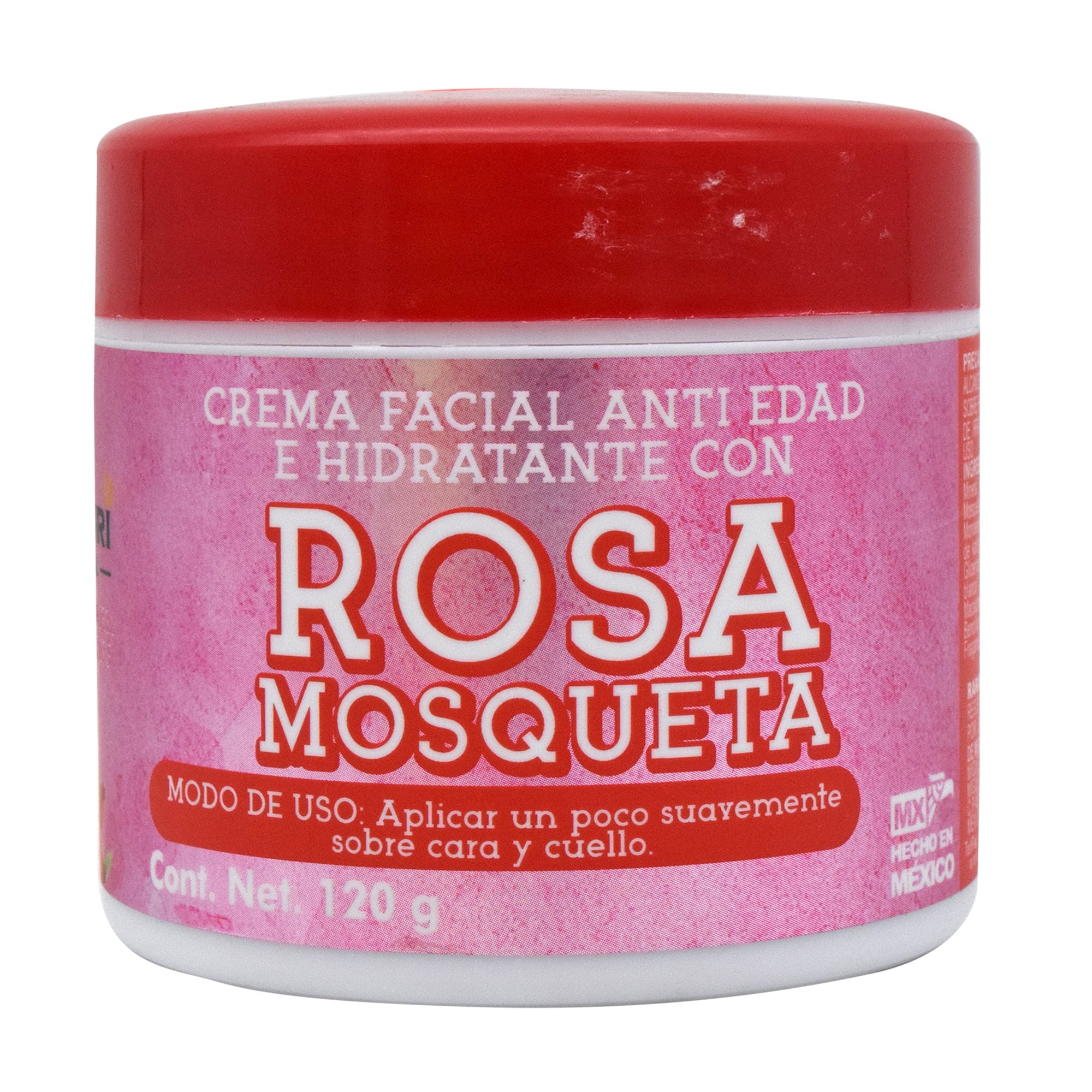 Crema facial antiedad rosa mosqueta 120 g
