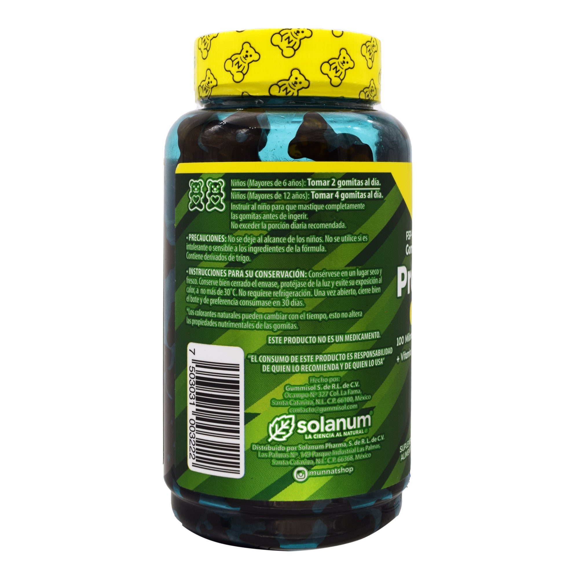 Gomitas Probioticos Vitamina C Ninos Manzana 280 G