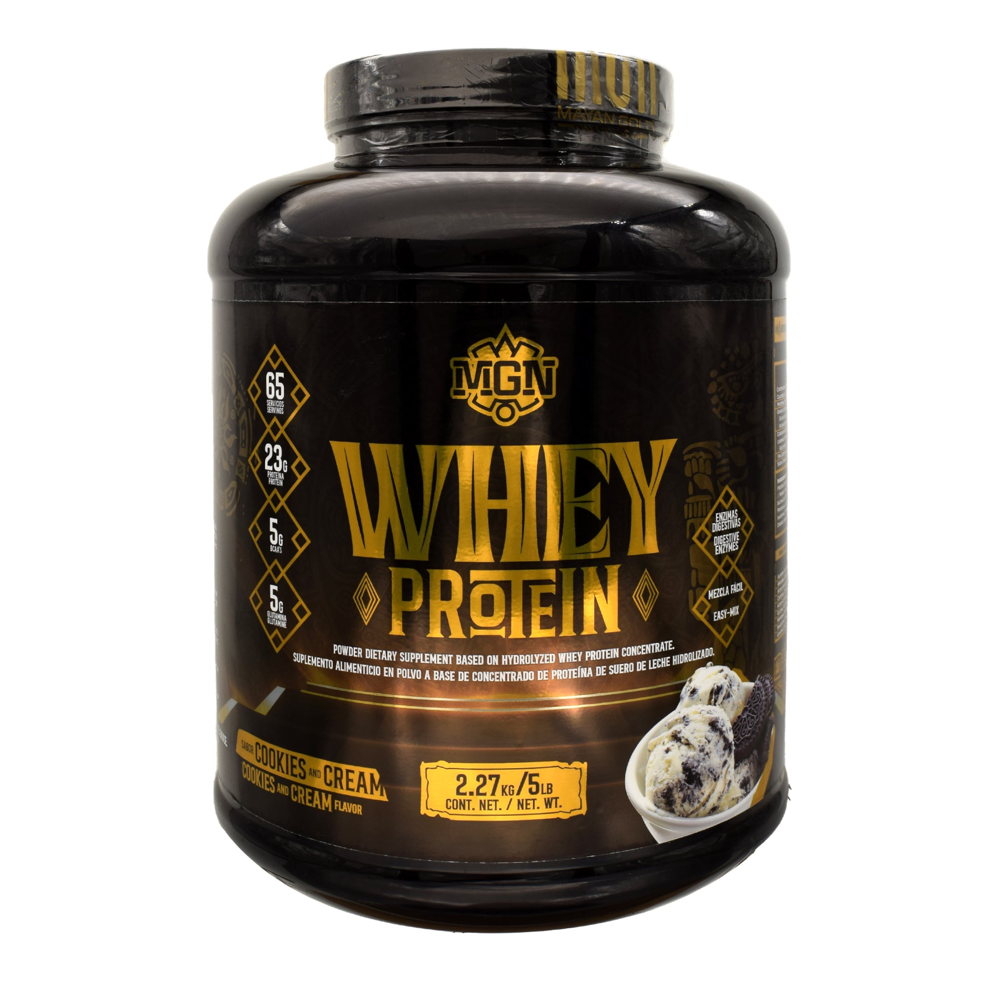 WHEY PROTEIN COOKIES AND CREAM 5 LB