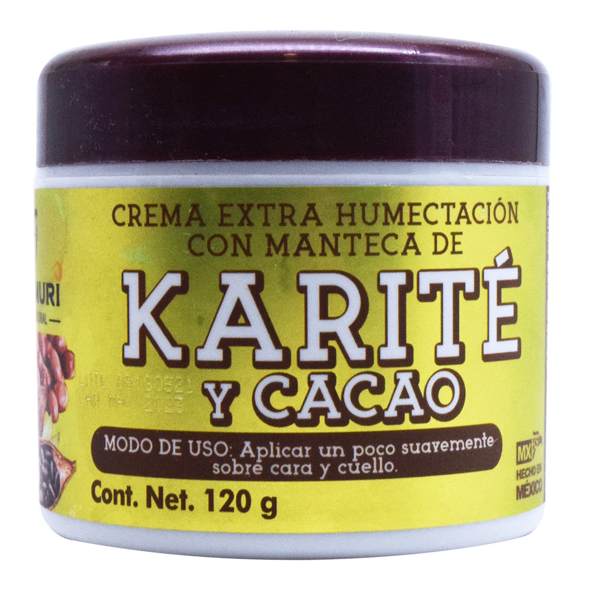 CREMA DE KARITE Y CACAO 120 G