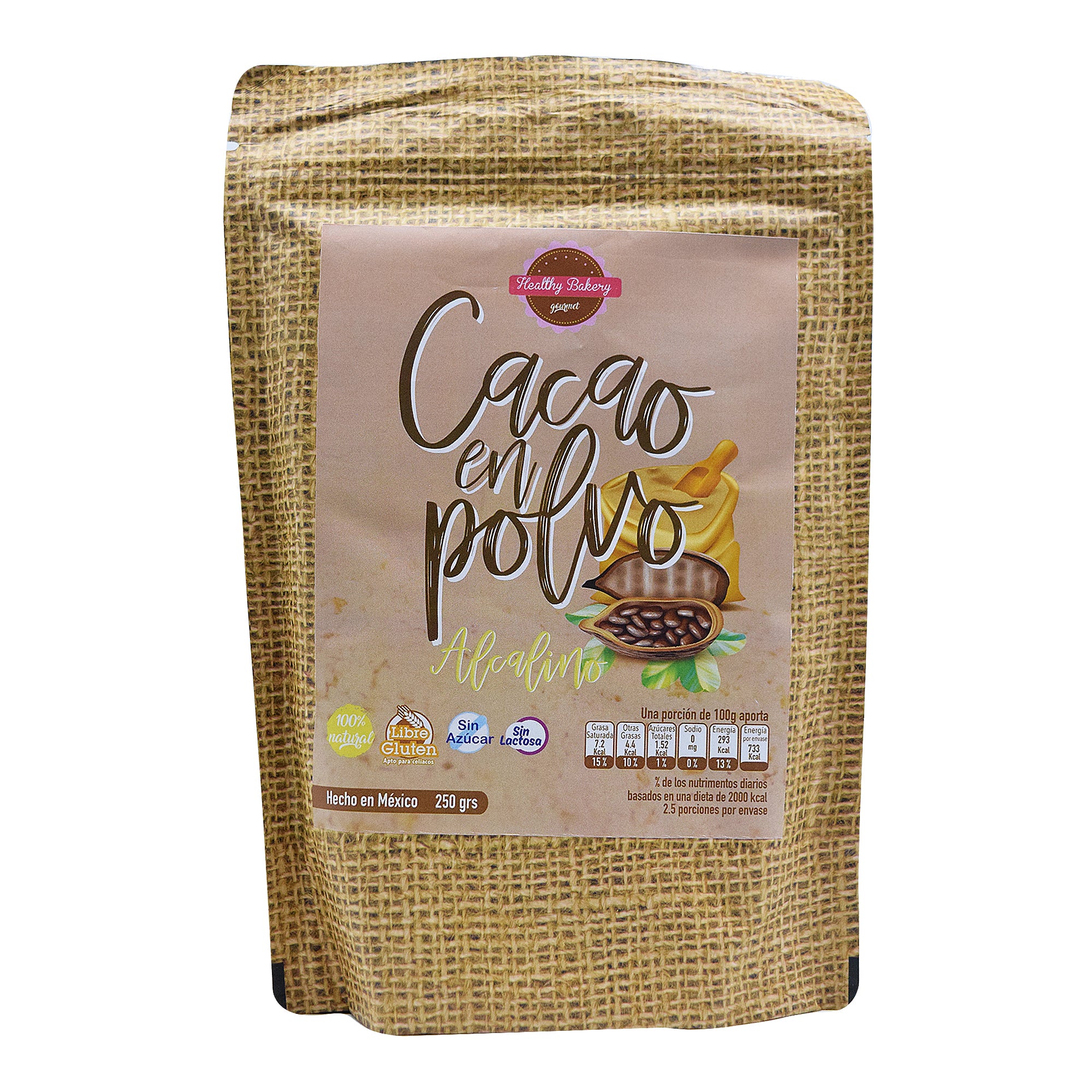 Cacao en polvo alcalino 250 g
