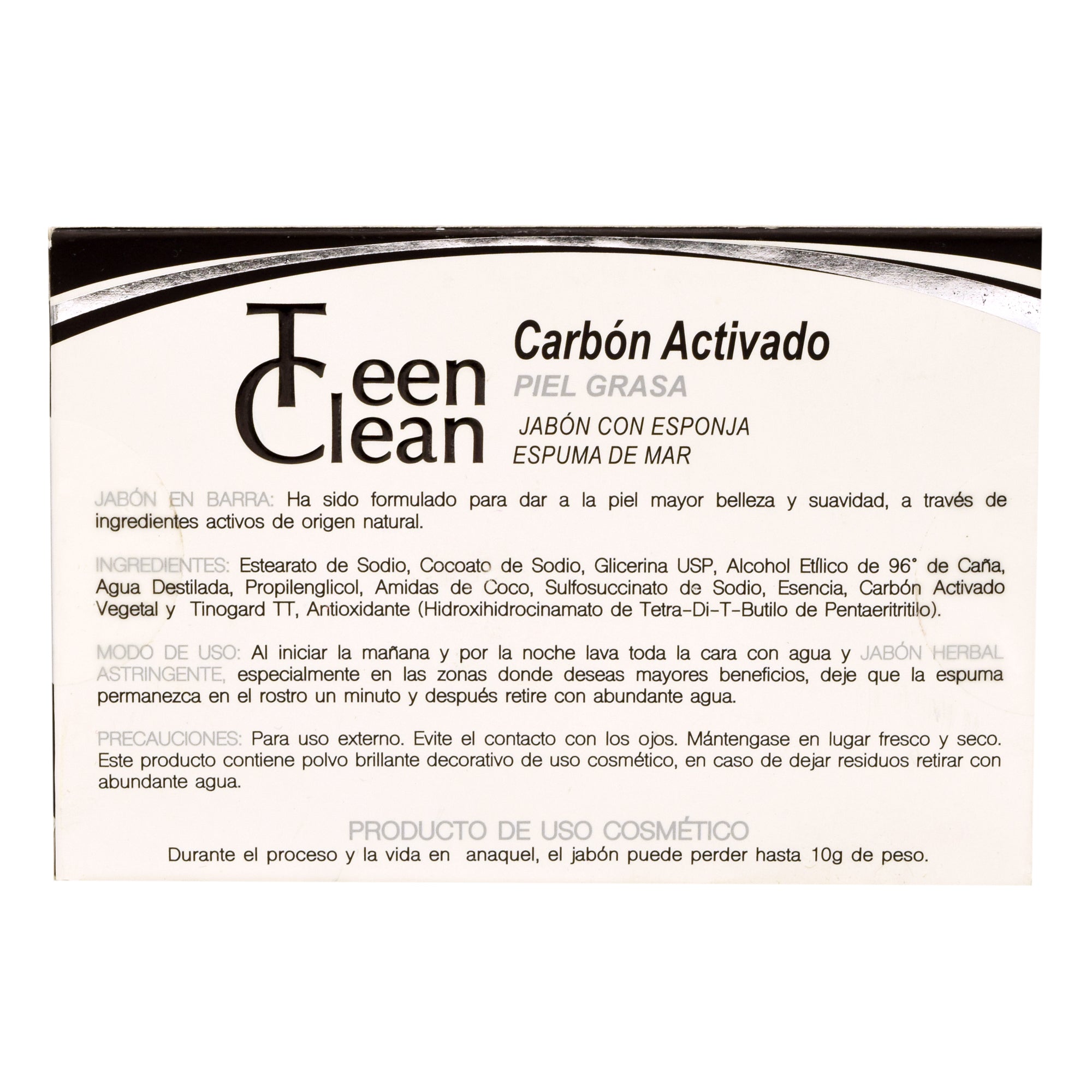 JABON ESPONJA DE CARBON ACTIVADO 100 G